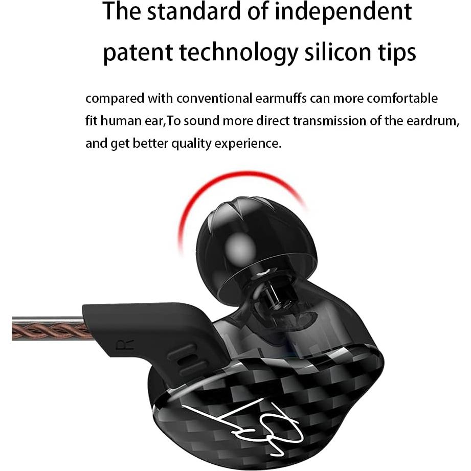 Auriculares KZ ZST Pro HiFi In Ear con Micrófono - 67.8g