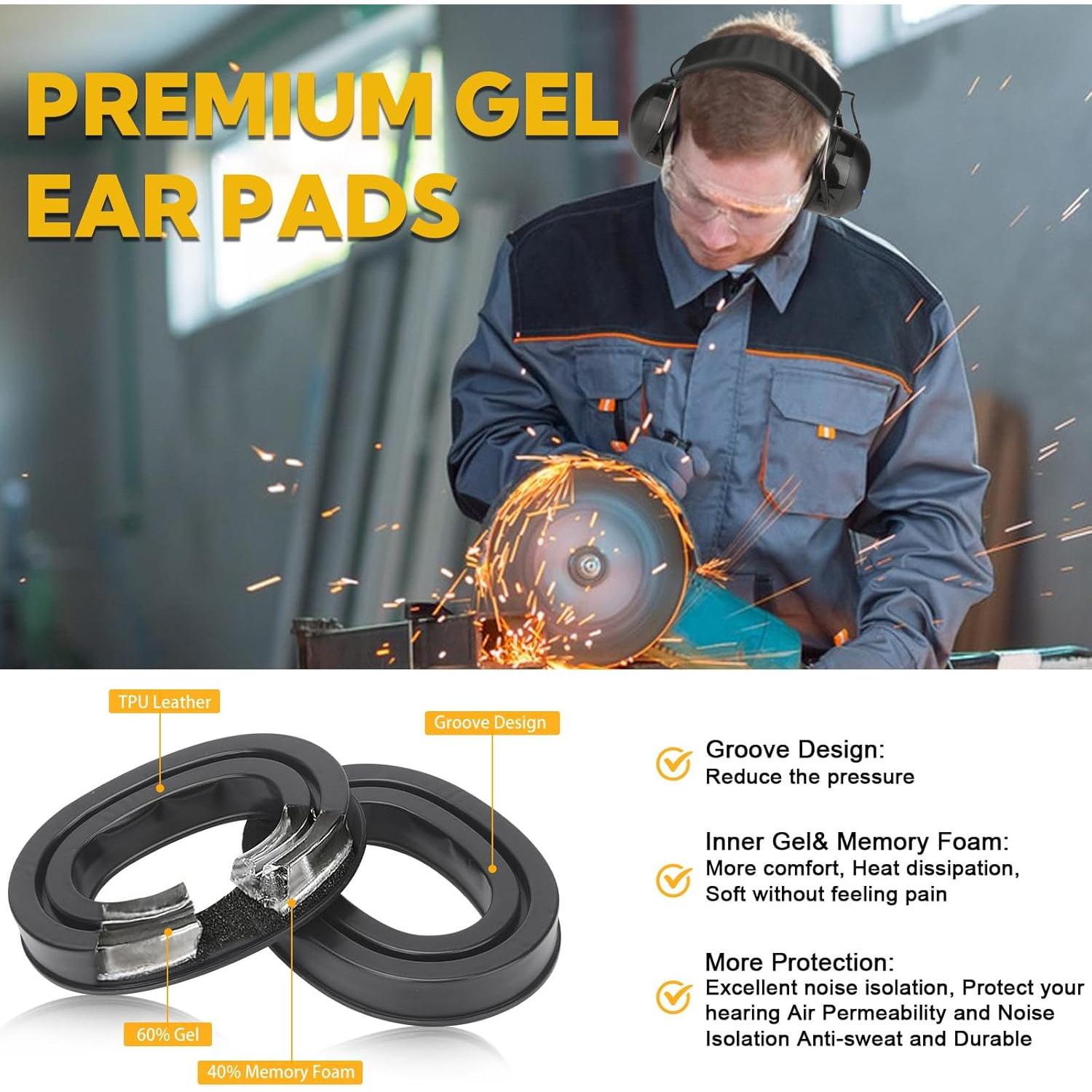 Auriculares de Protección Auditiva Bluetooth 5.4 EP015 30dB