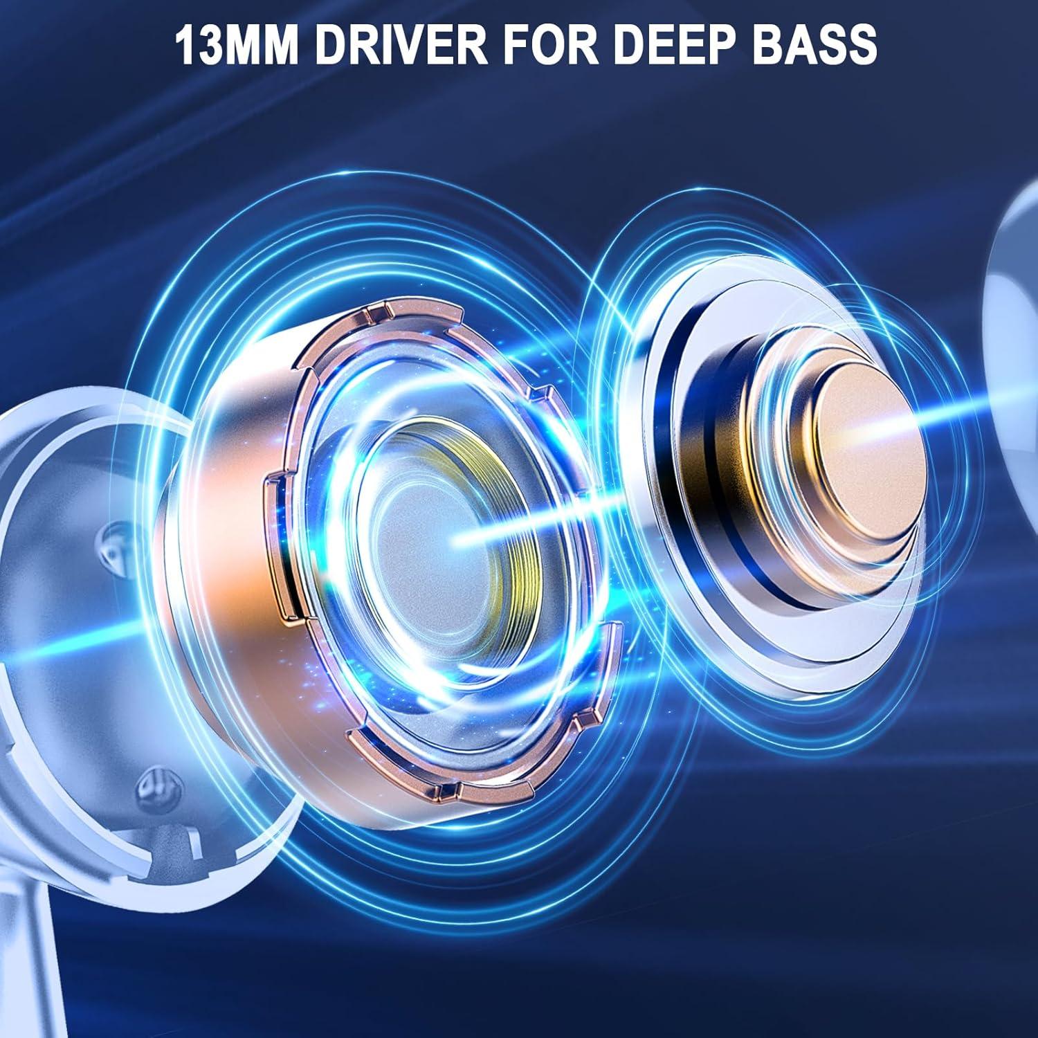 Auriculares Inalámbricos Jxrev J53 Bluetooth 5.4 HiFi 40H IP7