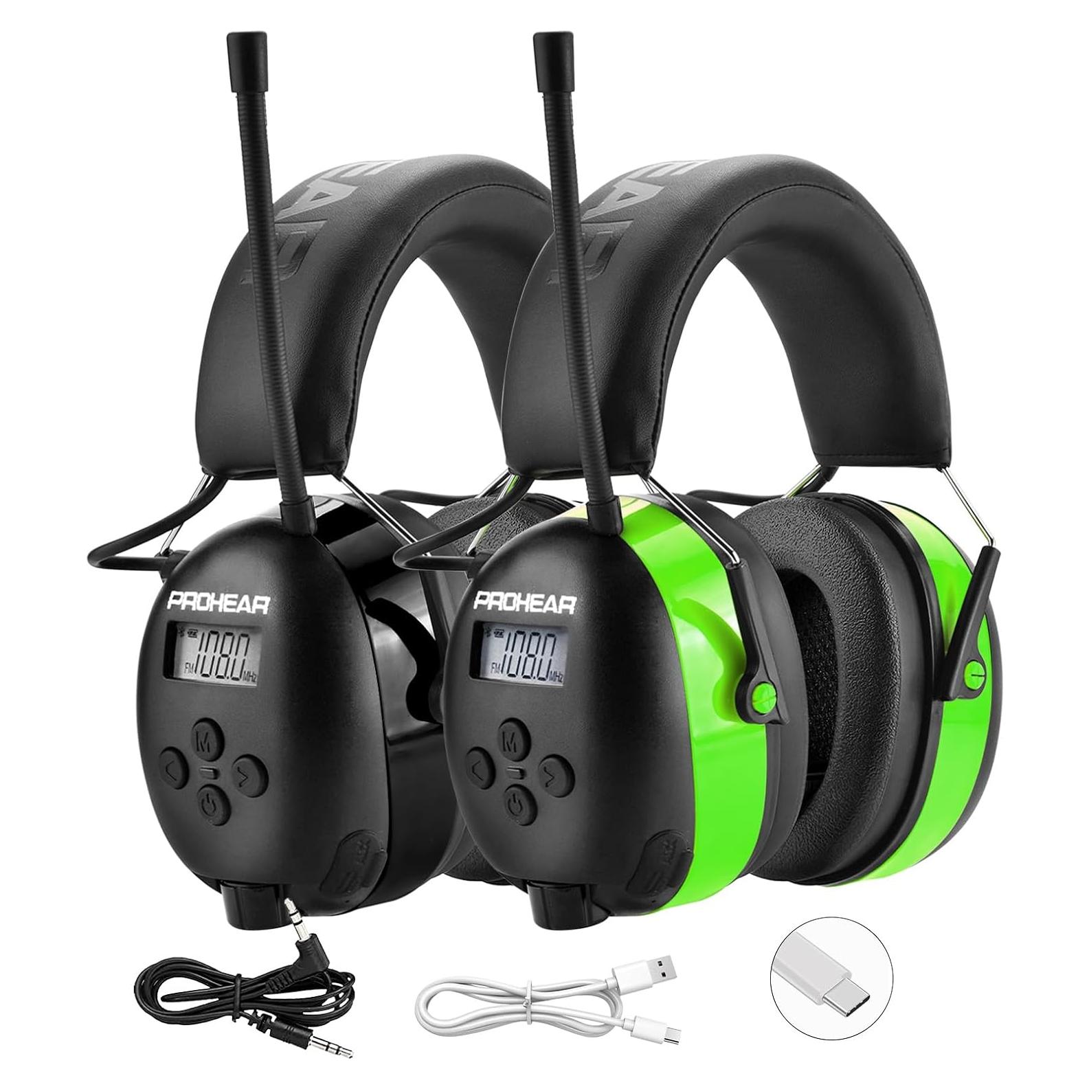 Auriculares de Seguridad PROHEAR 033 Bluetooth 5.3 con Radio AM/FM