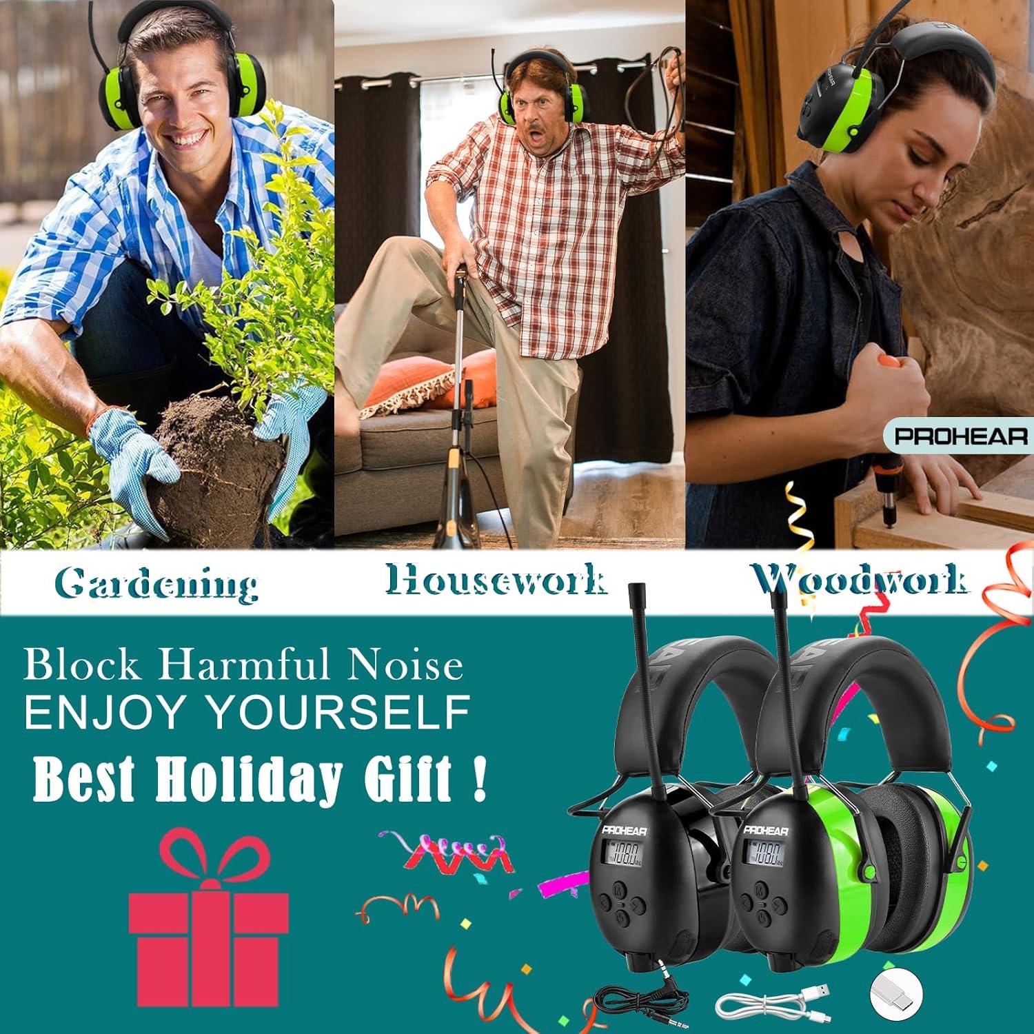 Auriculares de Seguridad PROHEAR 033 Bluetooth 5.3 con Radio AM/FM