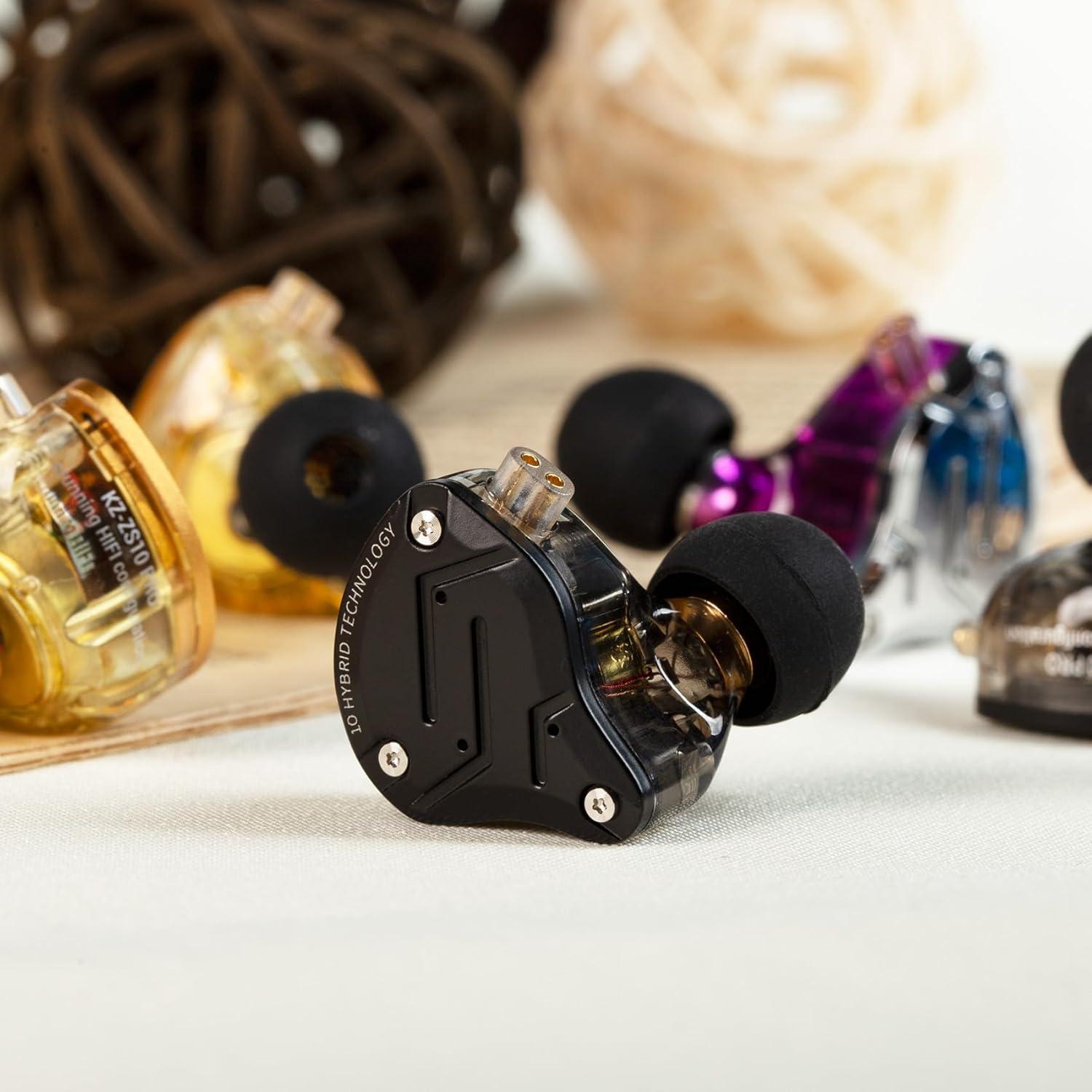 Auriculares KZ ZS10 Pro In-Ear HiFi 4BA 1DD Negro Sin Mic