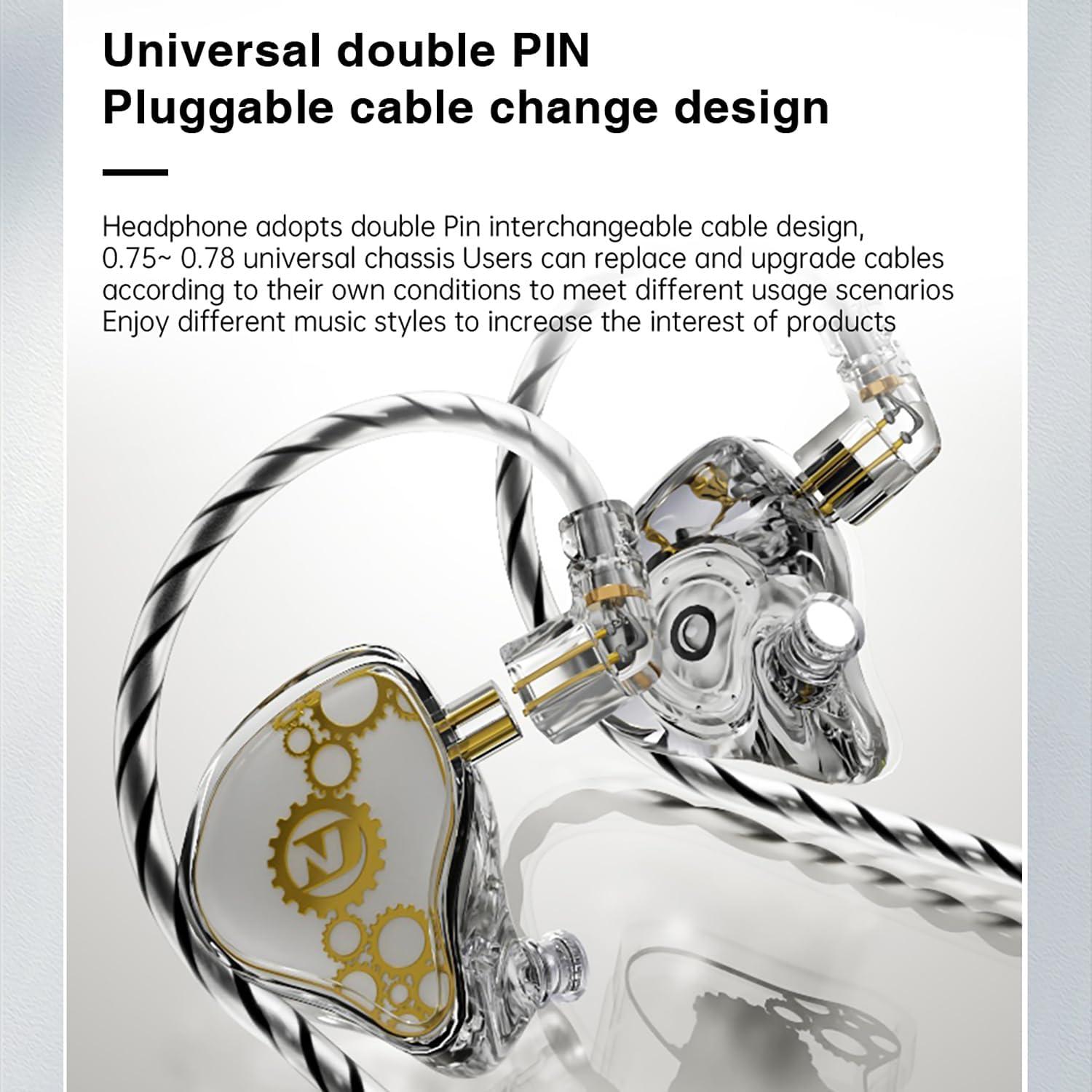 Auriculares In-Ear ND Venus con Micrófono 3.5mm Verde