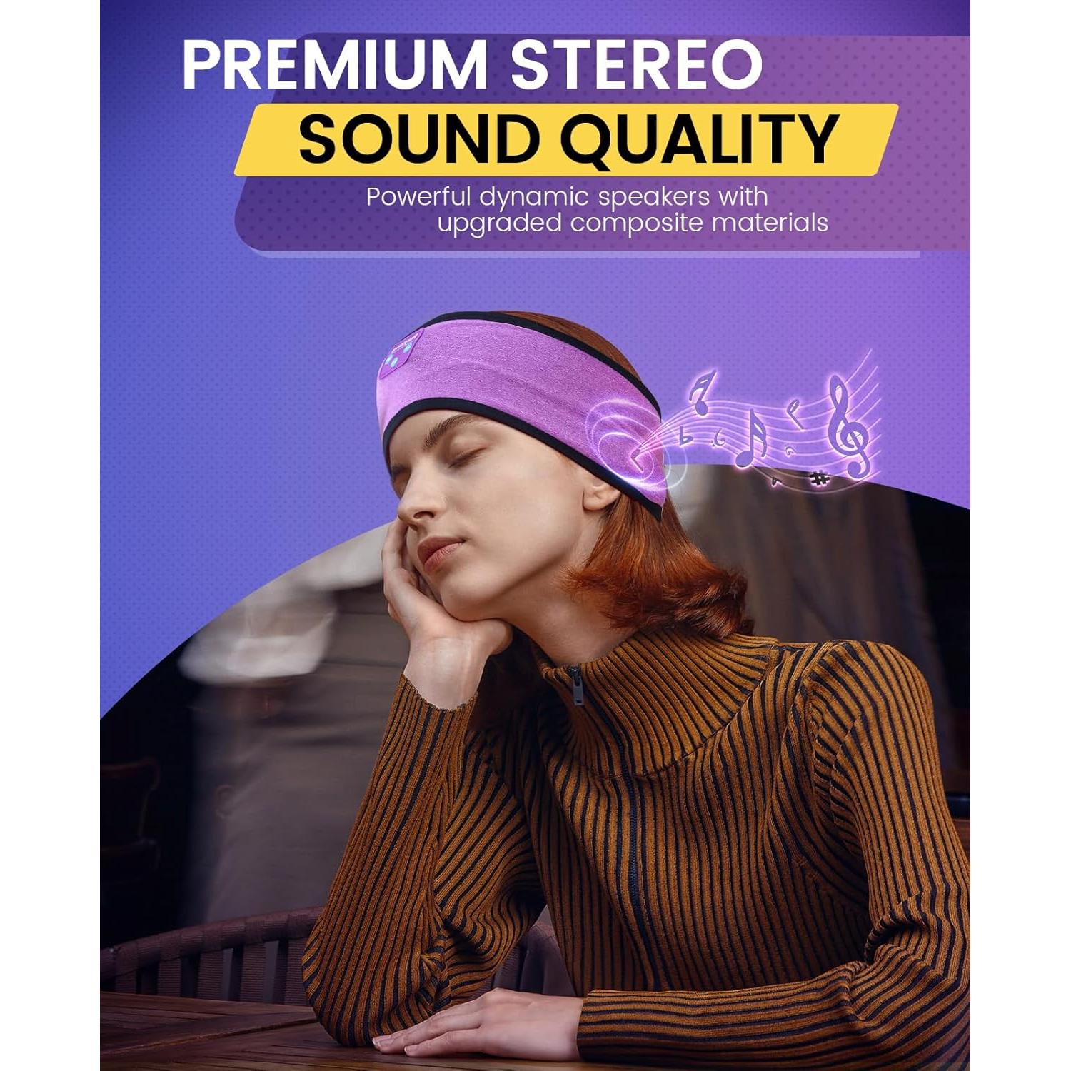 Auriculares para dormir Bluetooth Lullaband con altavoces Hi-Fi