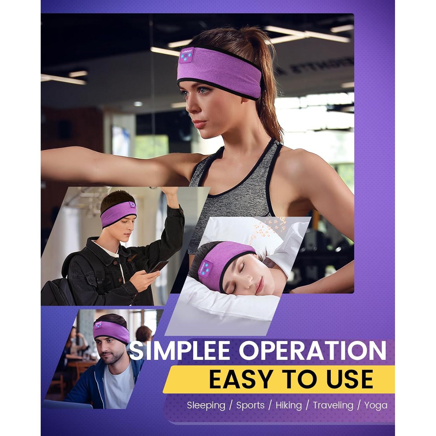 Auriculares para dormir Bluetooth Lullaband con altavoces Hi-Fi