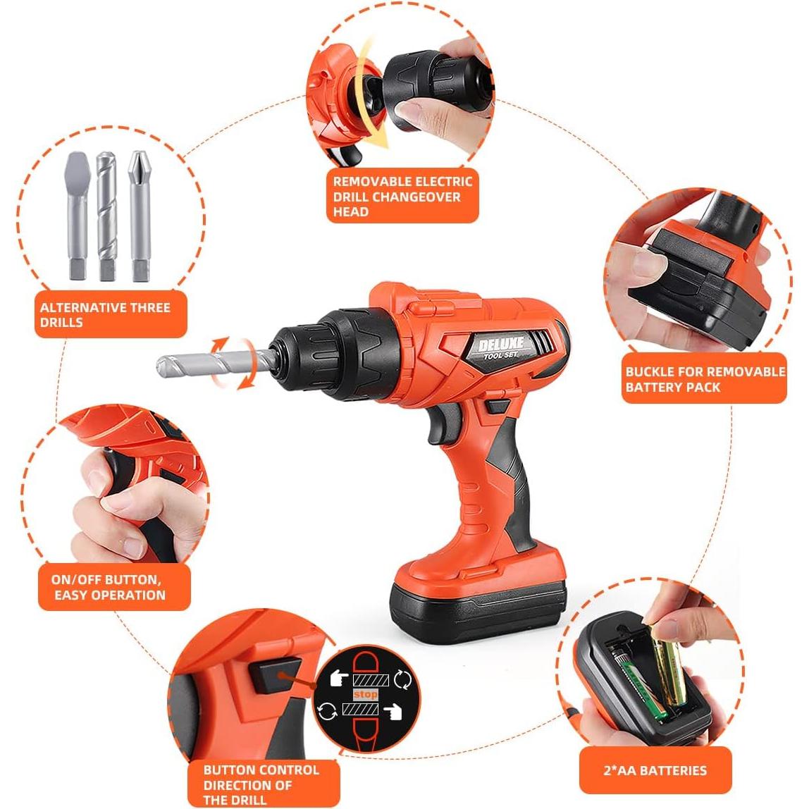 Juego de Herramientas para Niños Zealous Toys 48 Piezas