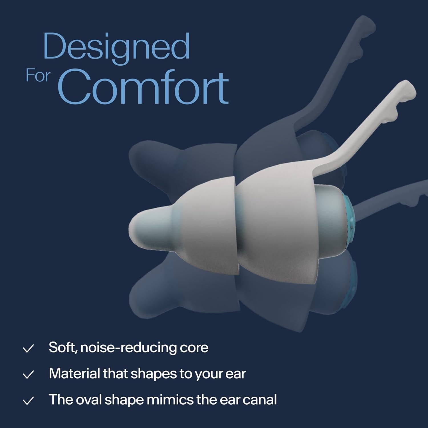 Tapones para oídos Alpine SleepDeep Mini - Gel 27dB - Reutilizables