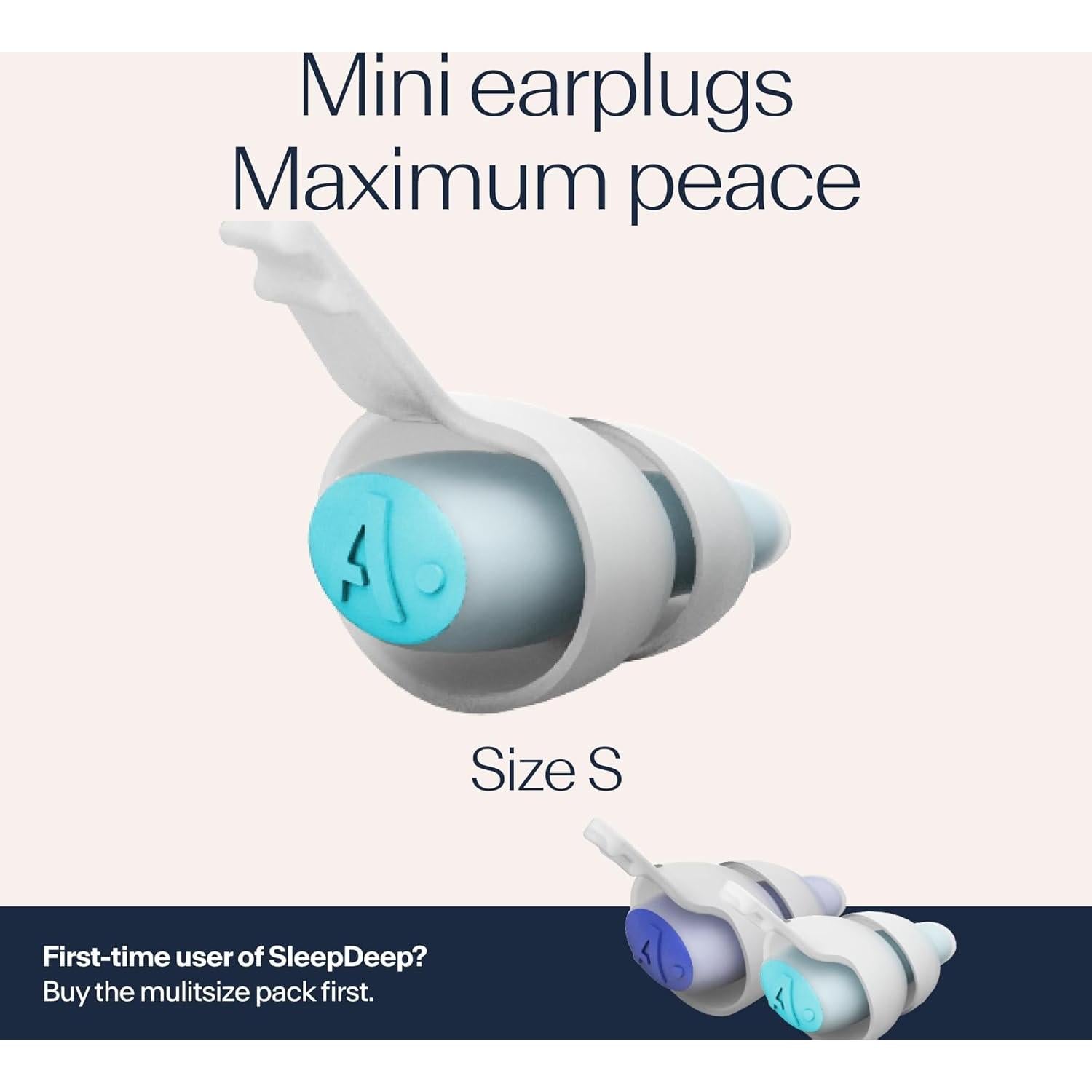 Tapones para oídos Alpine SleepDeep Mini - Gel 27dB - Reutilizables