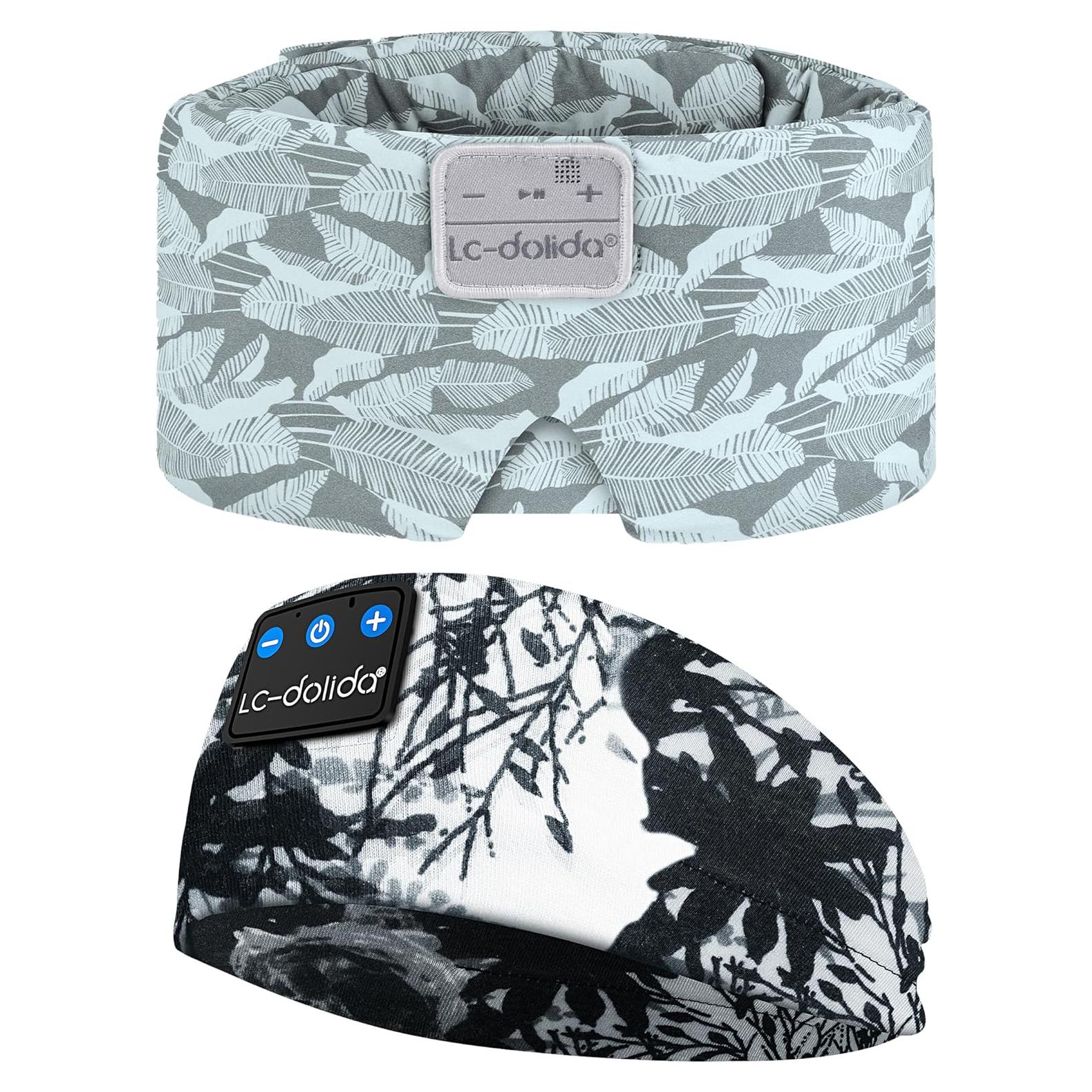 Máscara de Sueño de Seda LC-dolida con Auriculares Bluetooth 5.4