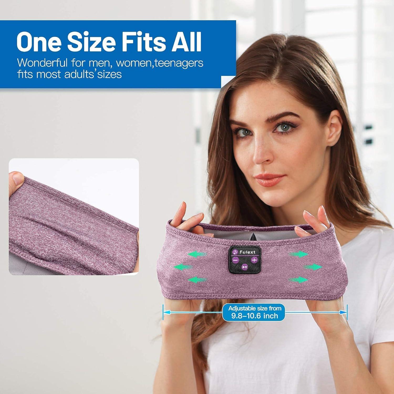 Auriculares para dormir Bluetooth Perytong, diadema deportiva 2 en 1