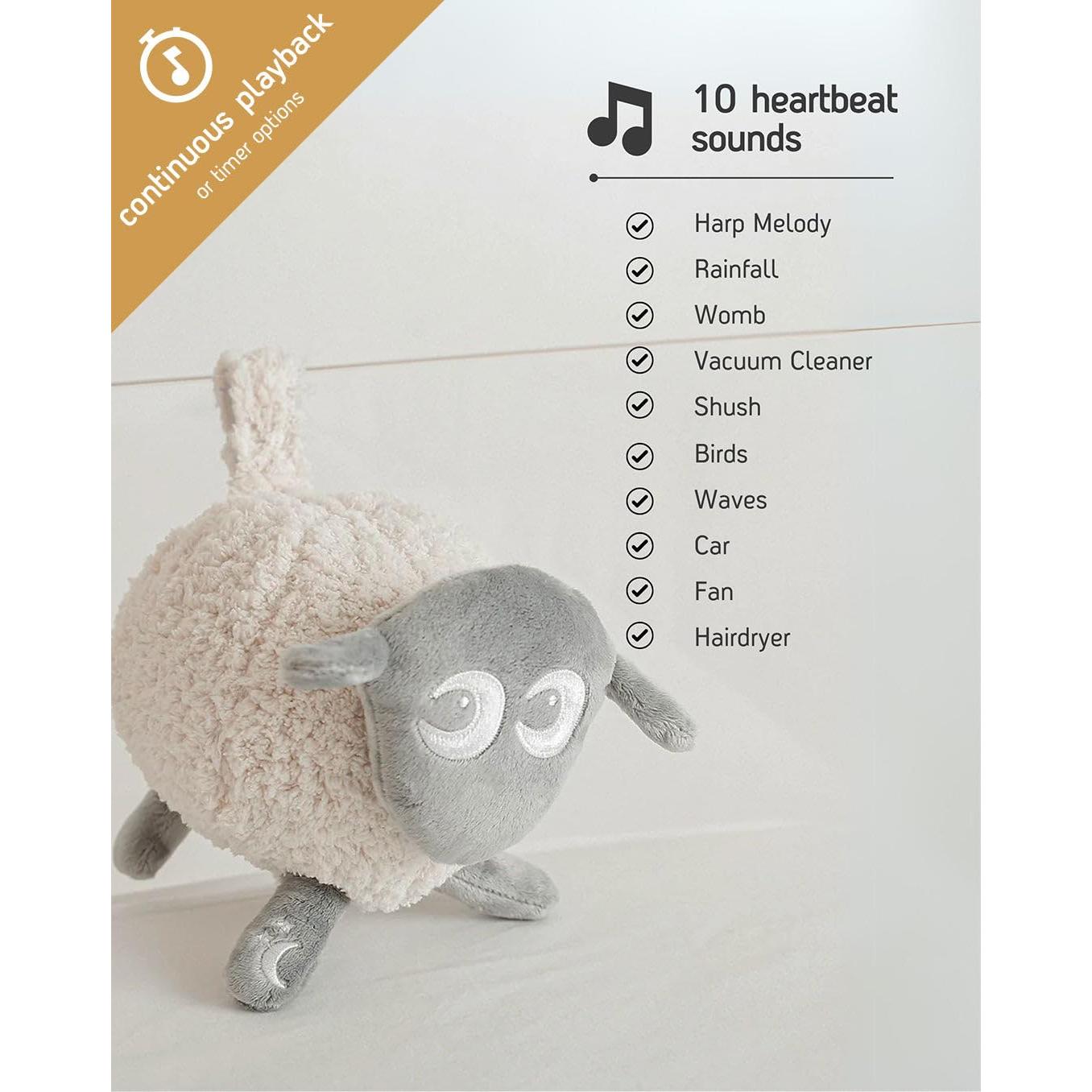 Ewan Deluxe Máquina de Sonido Blanco para Bebés Gris - Sensor Llanto