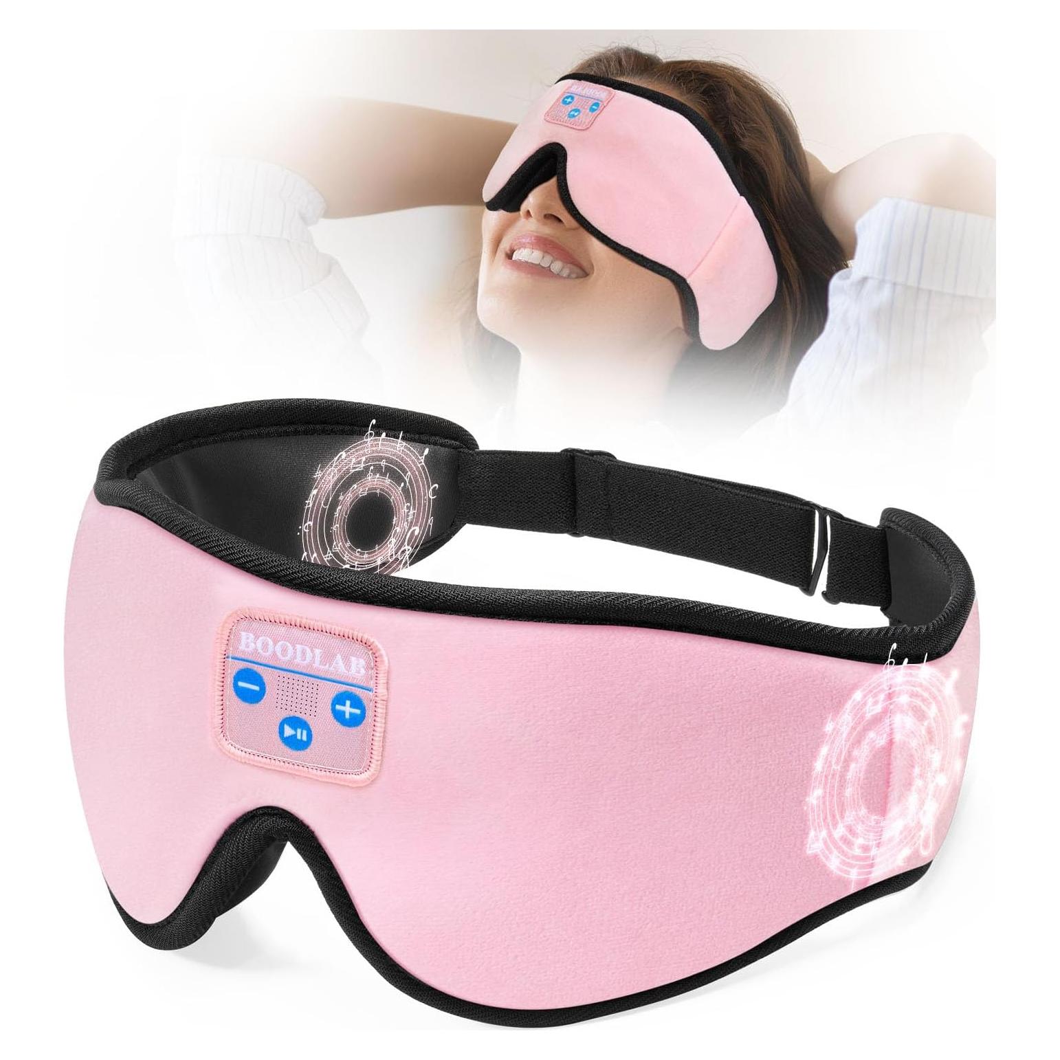 Auriculares para dormir Boodlab Bluetooth 3D Rosa Inalámbricos