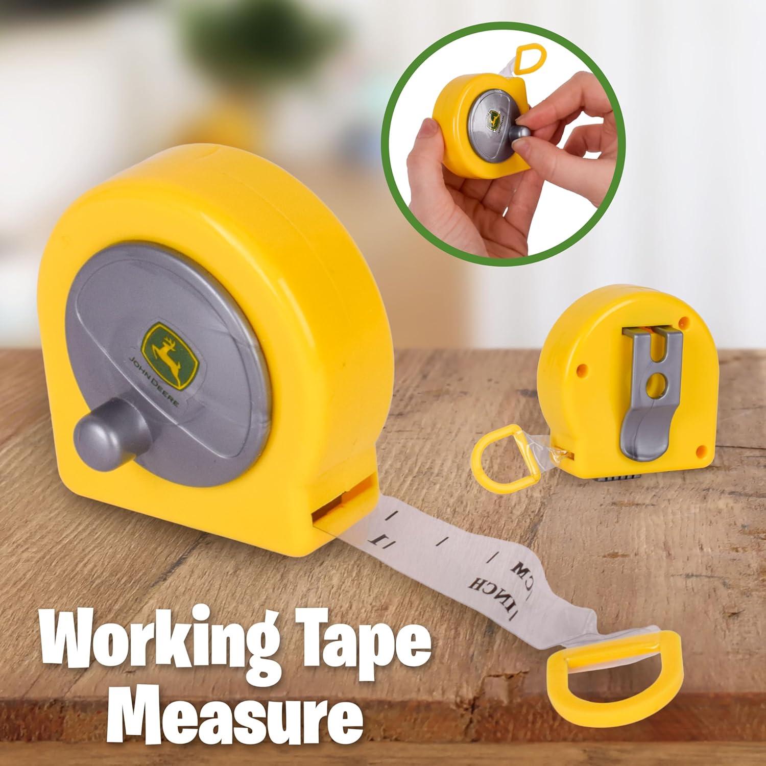 Juego de Herramientas John Deere 18 Piezas para Niños