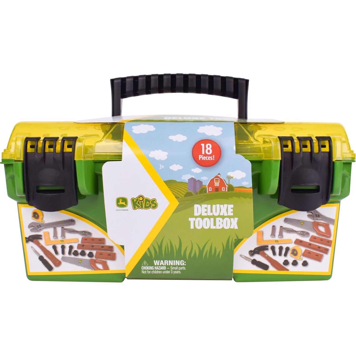 Juego de Herramientas John Deere 18 Piezas para Niños