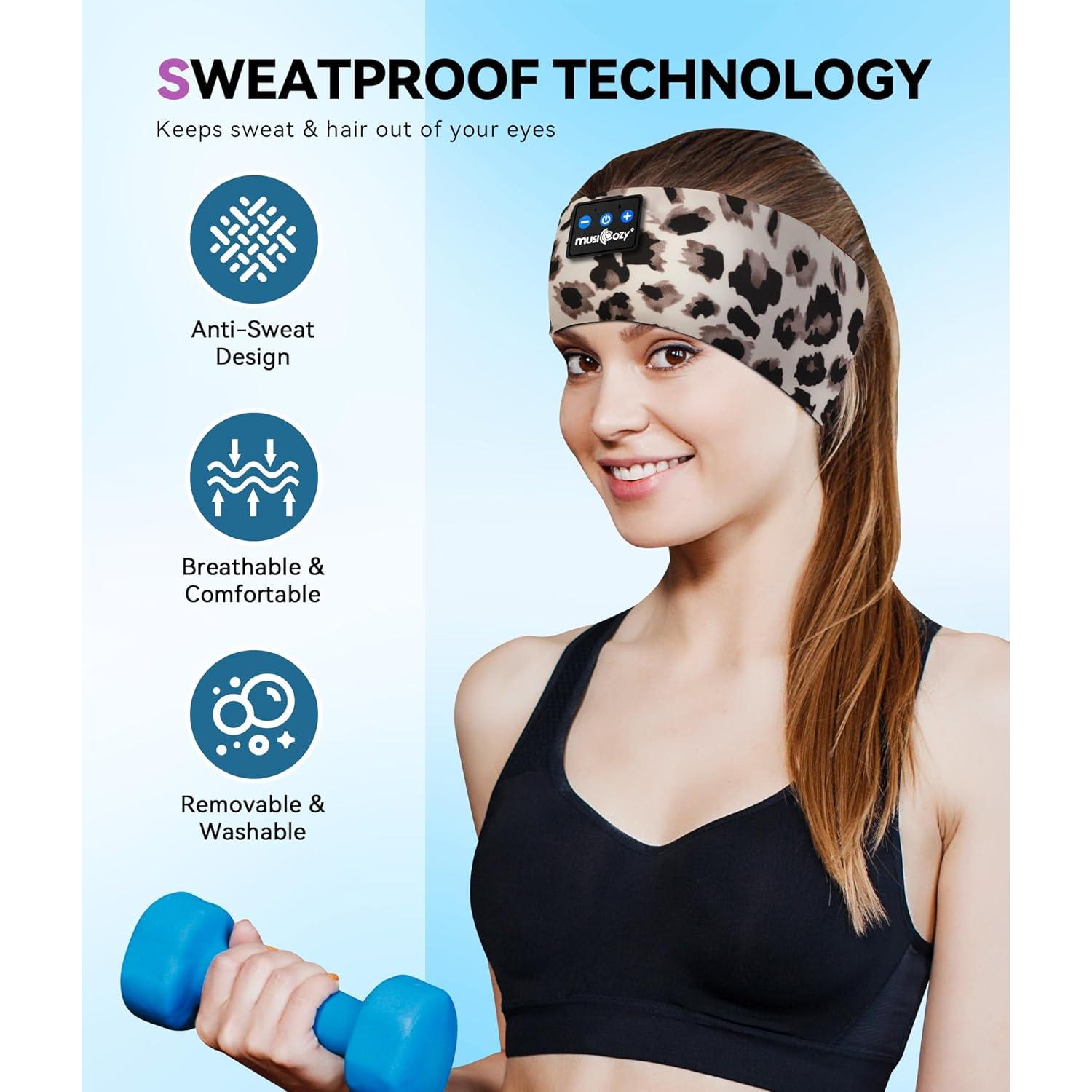 Auriculares Inalámbricos MUSICOZY Diadema Bluetooth para Dormir