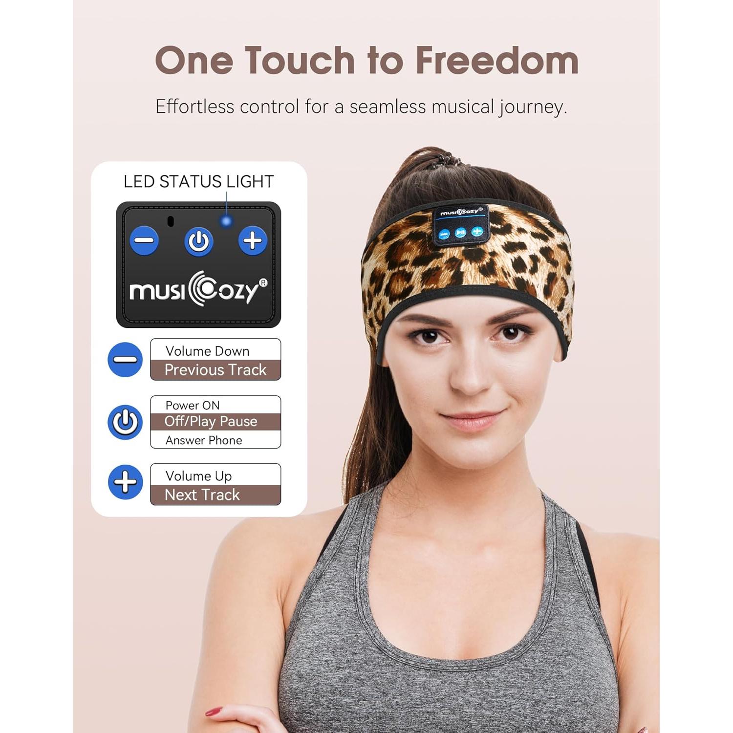 Auriculares Inalámbricos MUSICOZY Diadema Bluetooth para Dormir