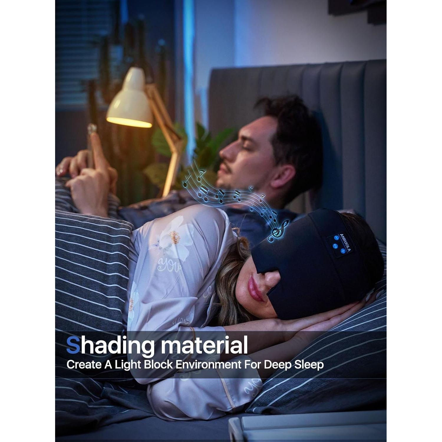 Gorro Alivio Migraña ANRUOLA con Auriculares Bluetooth 21.8x16cm