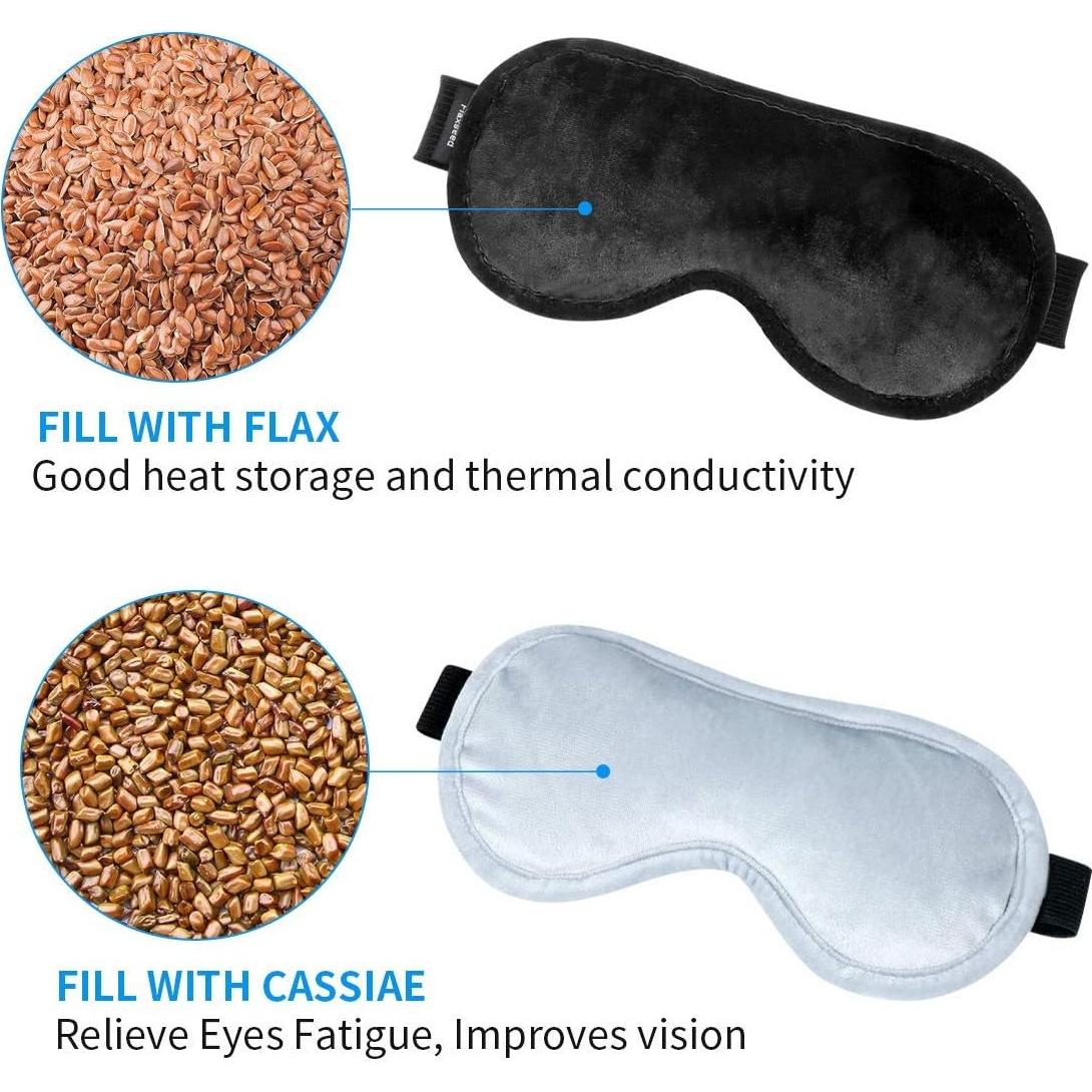 Máscara Térmica para Ojos TOPOINT con Auriculares - 2 Unidades