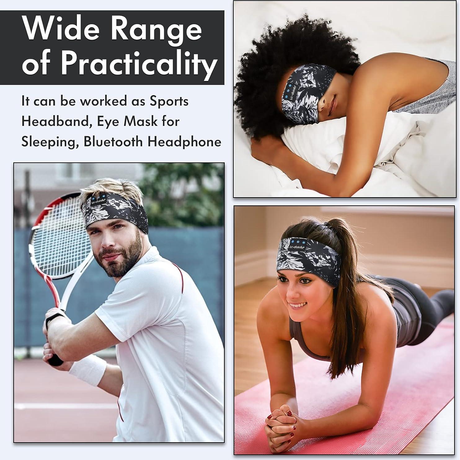 Máscara de Sueño de Seda Extra Grande LC-dolida con Bluetooth