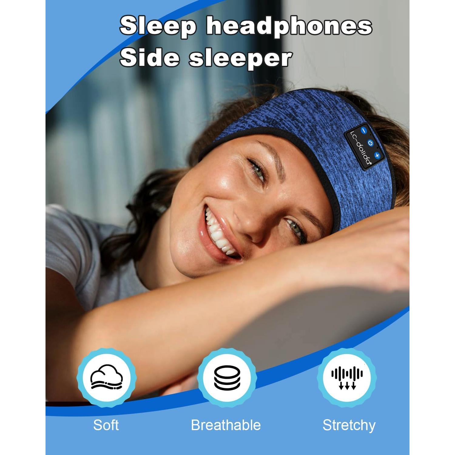 Auriculares Inalámbricos Bluetooth LC-dolida Diadema Azul 14h