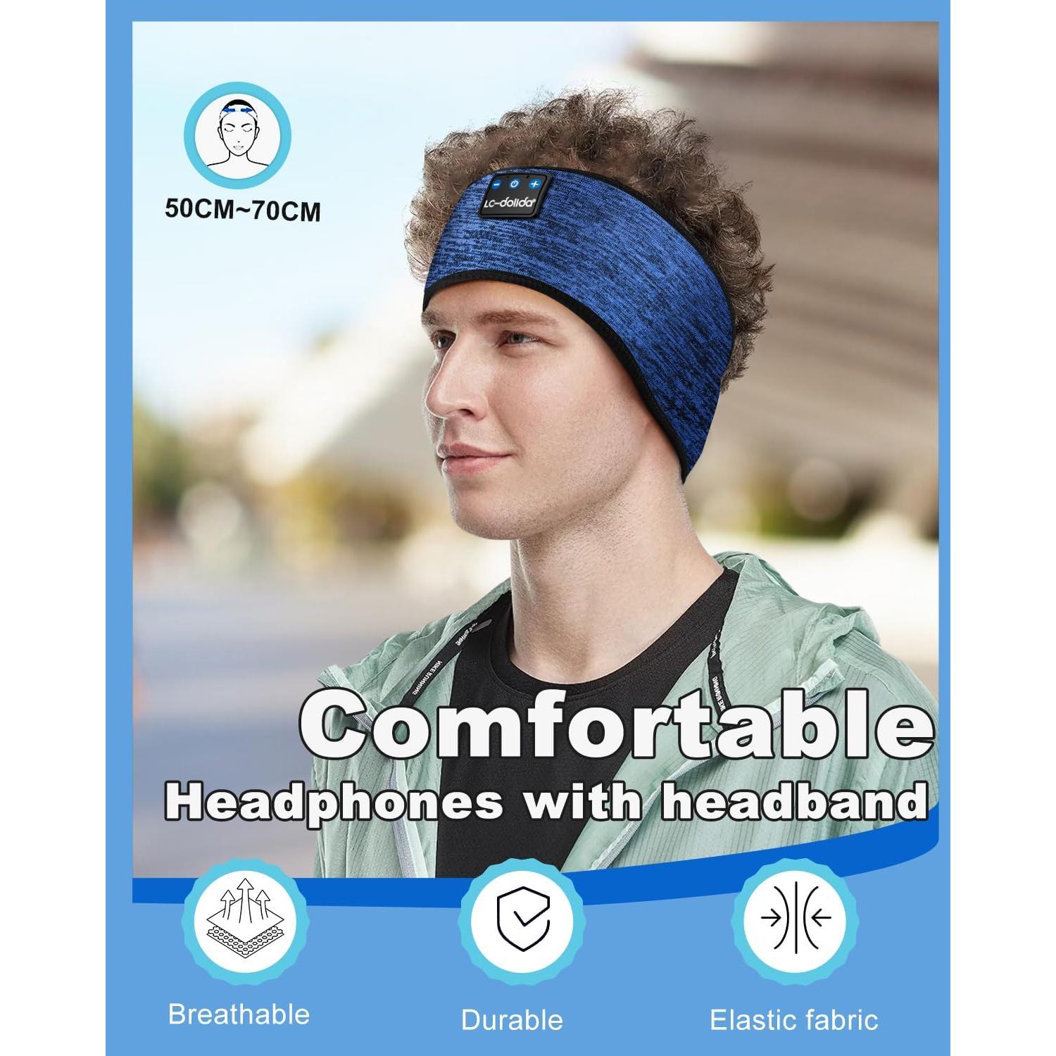 Auriculares Inalámbricos Bluetooth LC-dolida Diadema Azul 14h