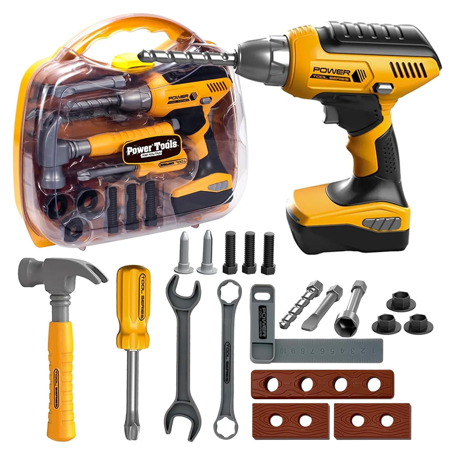 Kit de Herramientas de Construcción Playhiland para Niños 3-8 Años