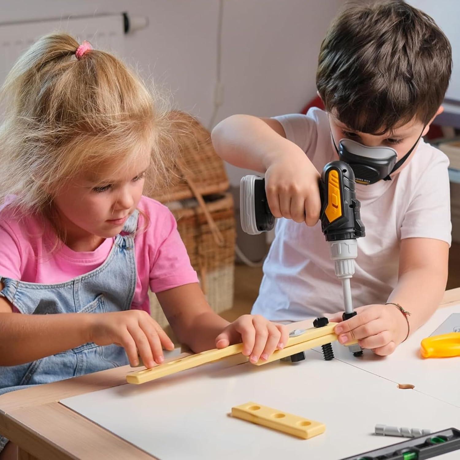 Juego de Herramientas para Niños TOMLEON con Maletín 0.68kg
