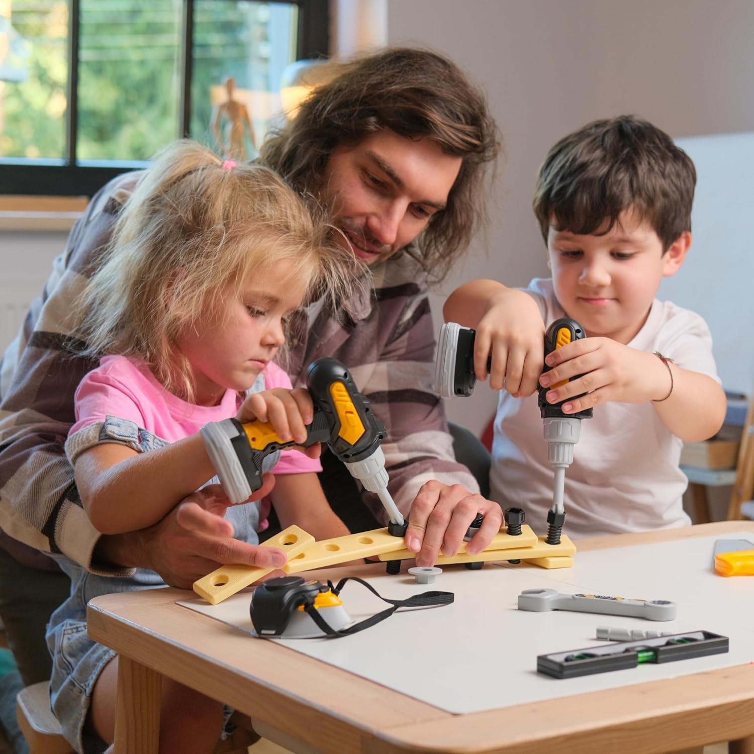 Juego de Herramientas para Niños TOMLEON con Maletín 0.68kg
