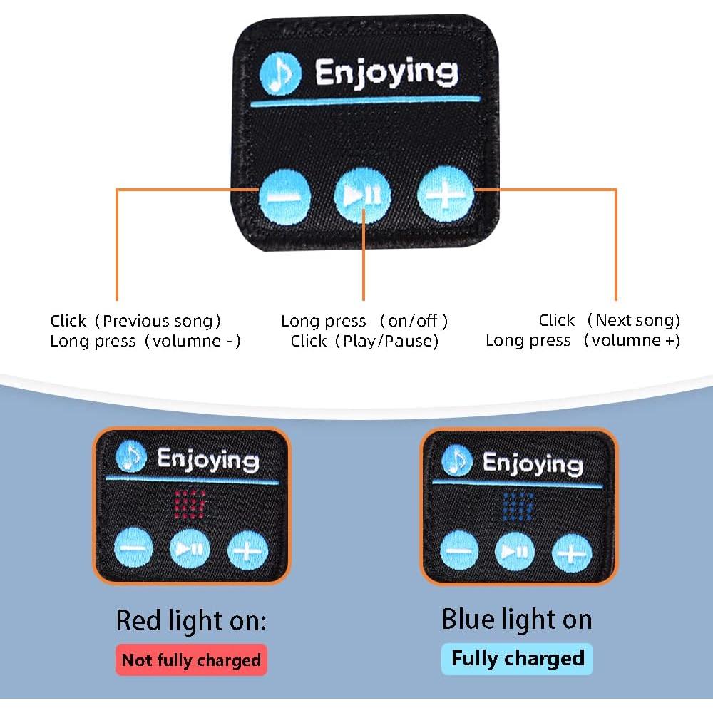 Máscara de Sueño Bluetooth SYPVRY con Auriculares Ajustables