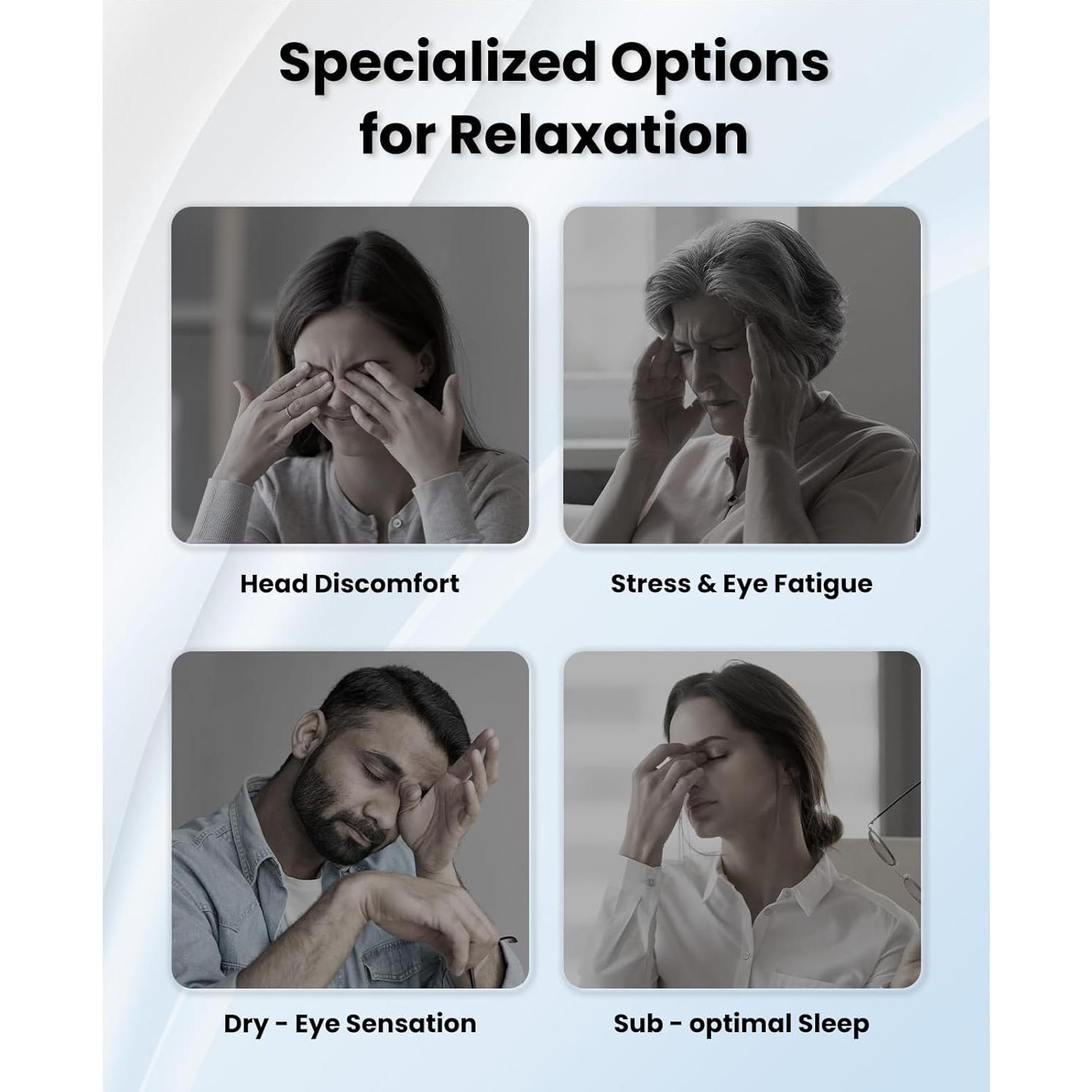 Masajeador de Ojos BOB Y BRAD EyeOasis 2 con Calor y Enfriamiento