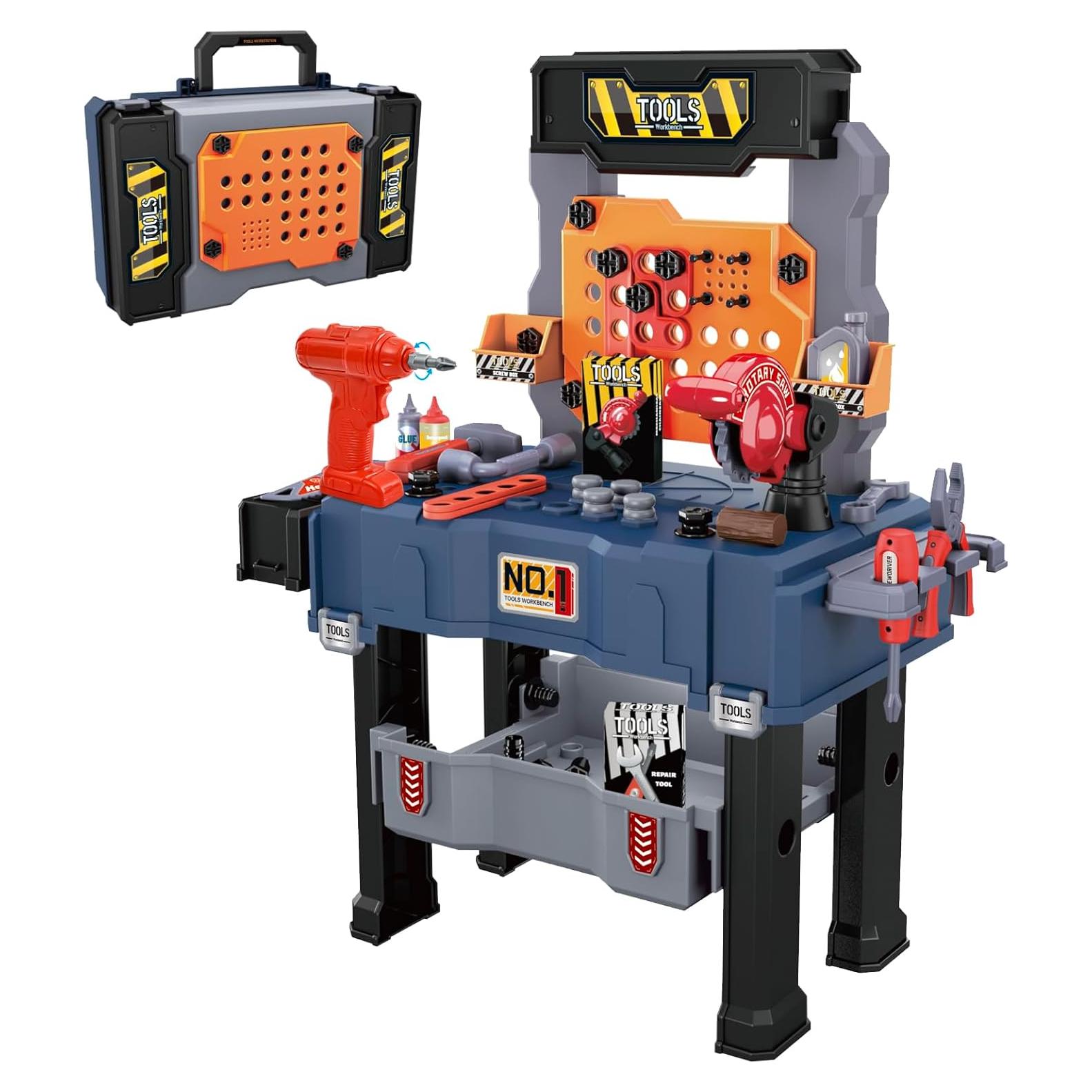 Juego de Banco de Herramientas MUGEYMYD para Niños 66 Acc.