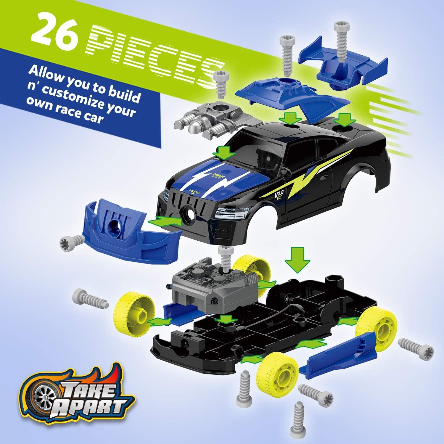 Coche de Carreras Desmontable Coogam con Taladro Eléctrico