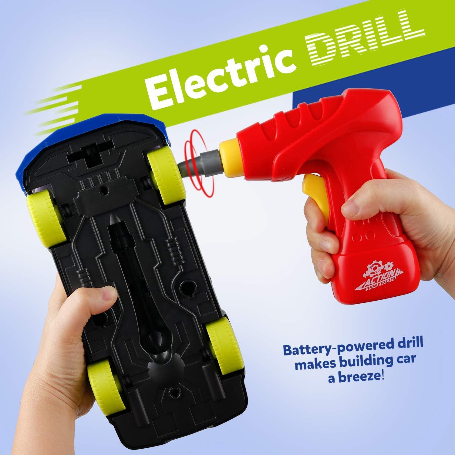 Coche de Carreras Desmontable Coogam con Taladro Eléctrico