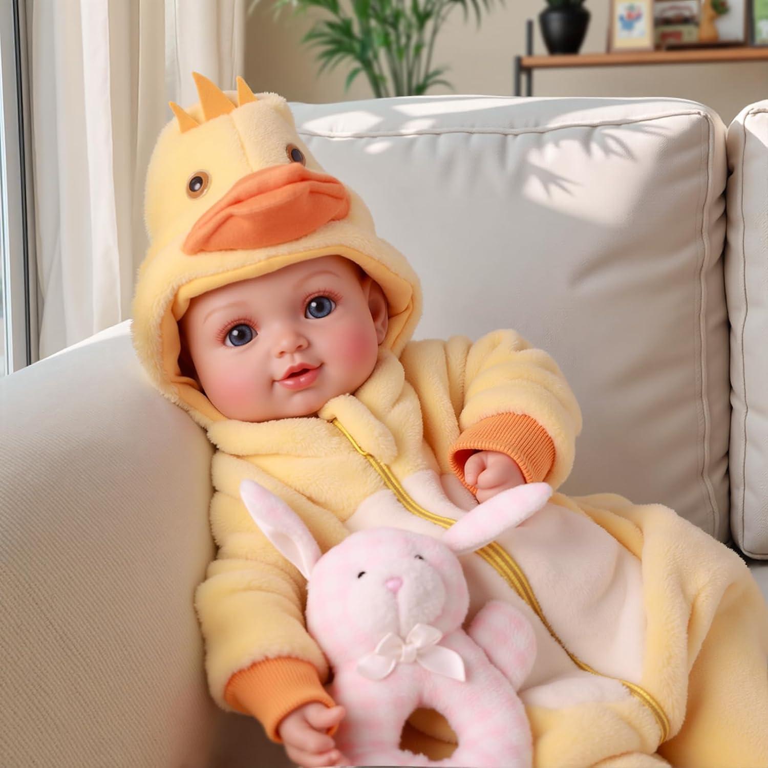 Muñeca de Bebé Realista BABESIDE 15" (38 cm) 5 Piezas