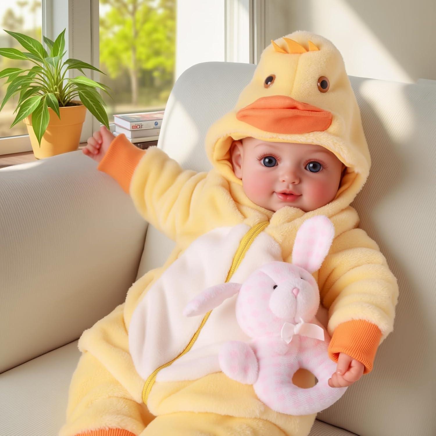 Muñeca de Bebé Realista BABESIDE 15" (38 cm) 5 Piezas