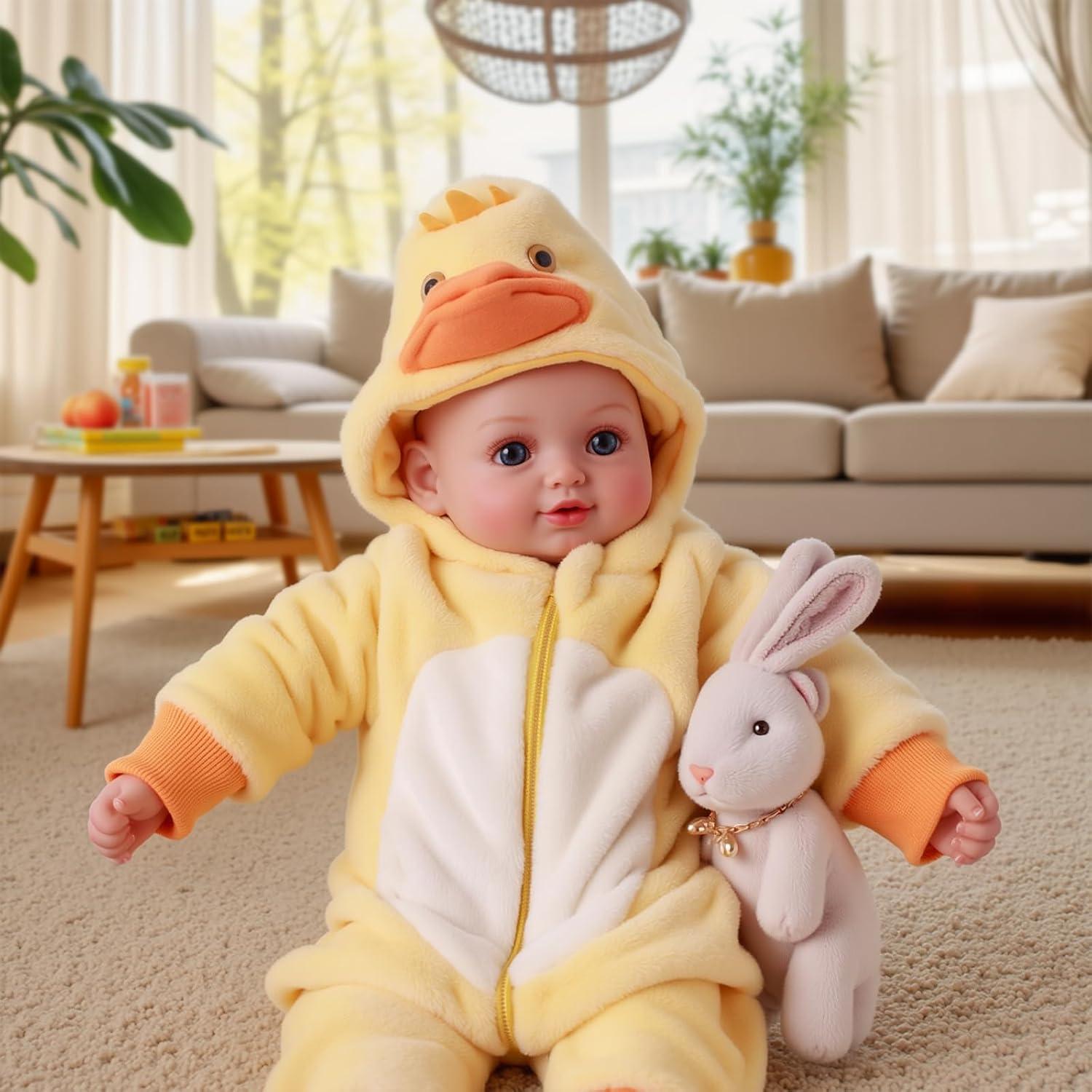 Muñeca de Bebé Realista BABESIDE 15" (38 cm) 5 Piezas