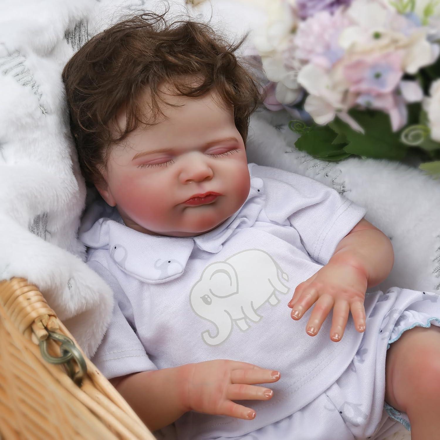 Muñeca Reborn Realista CHAREX Gracie Ma888 46 cm Llorando