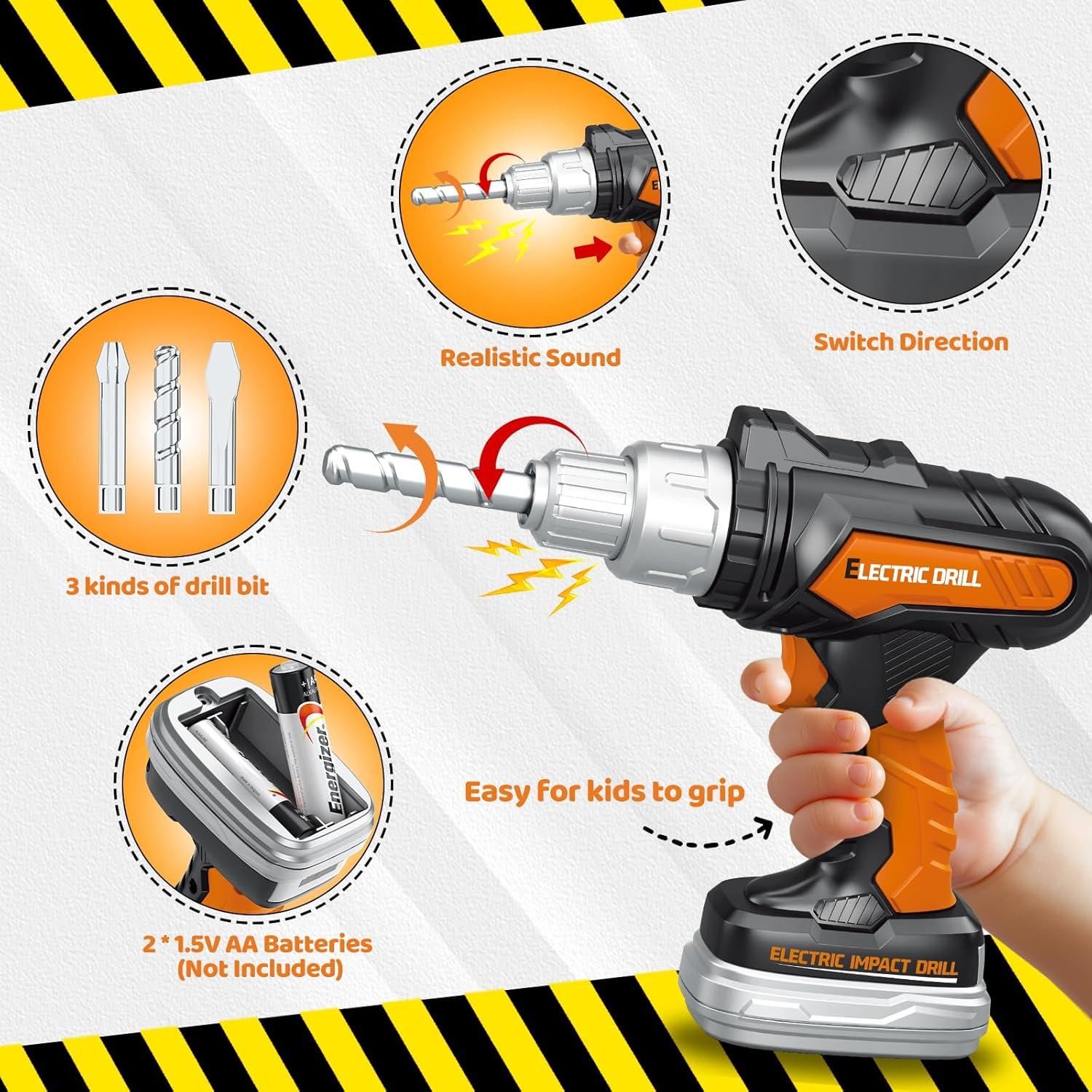 Juego de Herramientas para Niños 46 Piezas Shantou