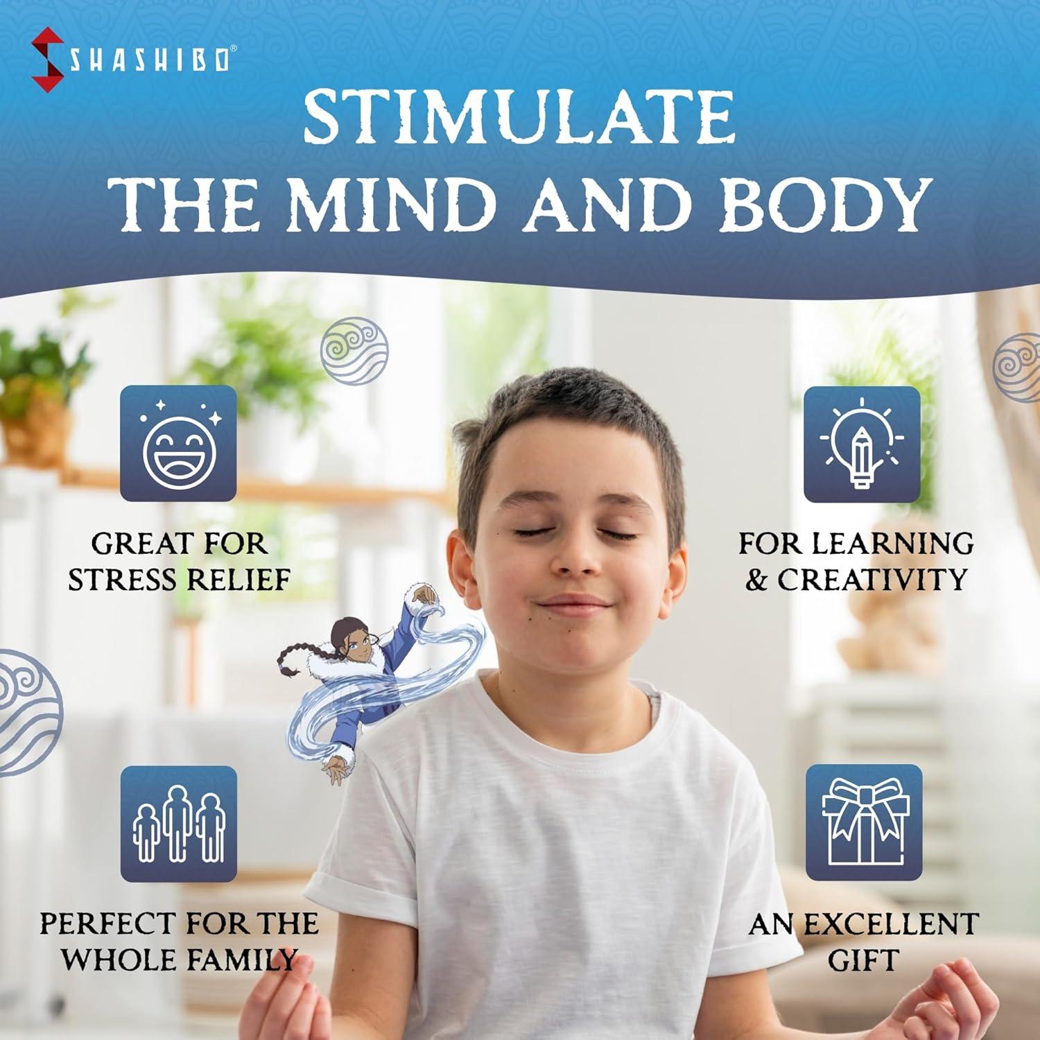 Cubo Magnético Shashibo Avatar - Agua - 36 Imanes Raros