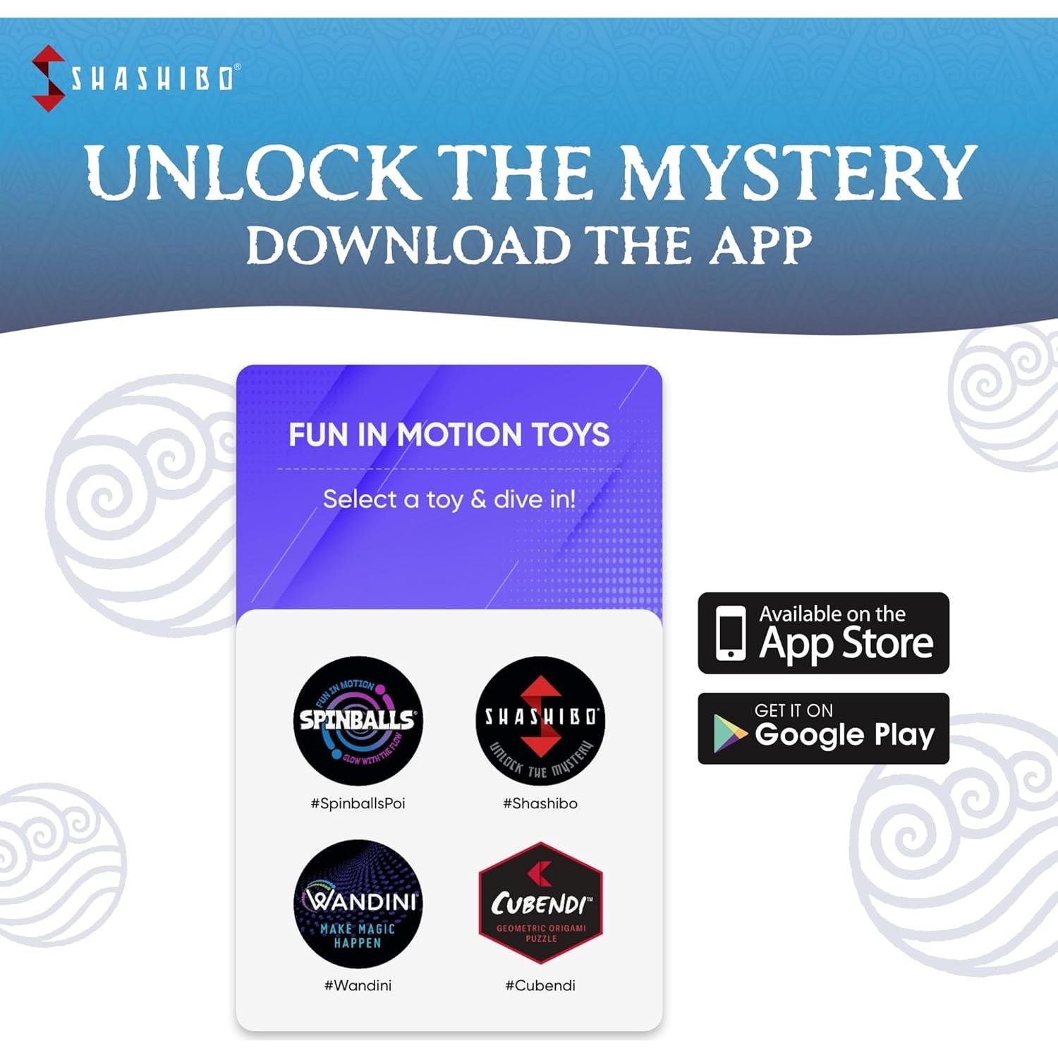 Cubo Magnético Shashibo Avatar - Agua - 36 Imanes Raros