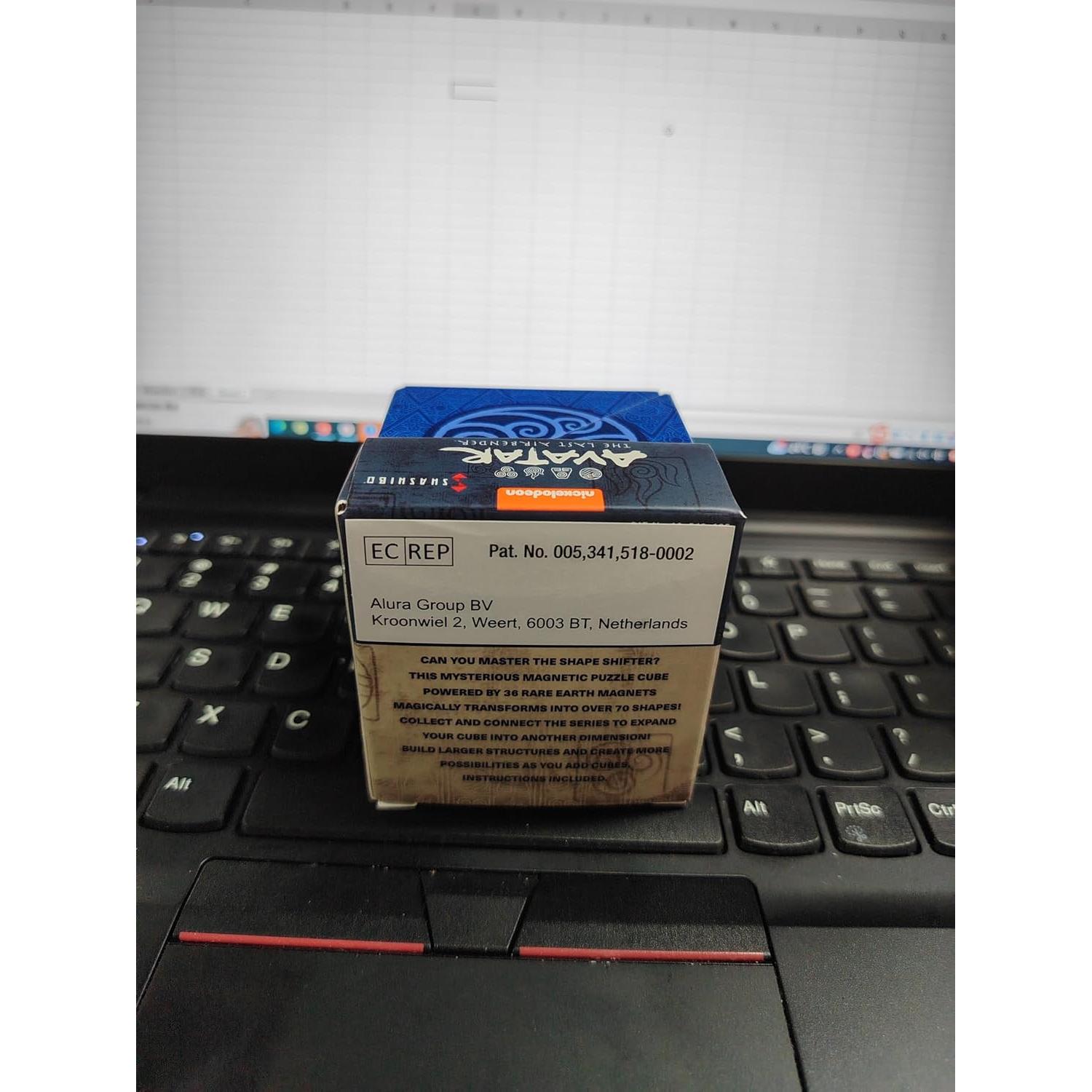 Cubo Magnético Shashibo Avatar - Agua - 36 Imanes Raros