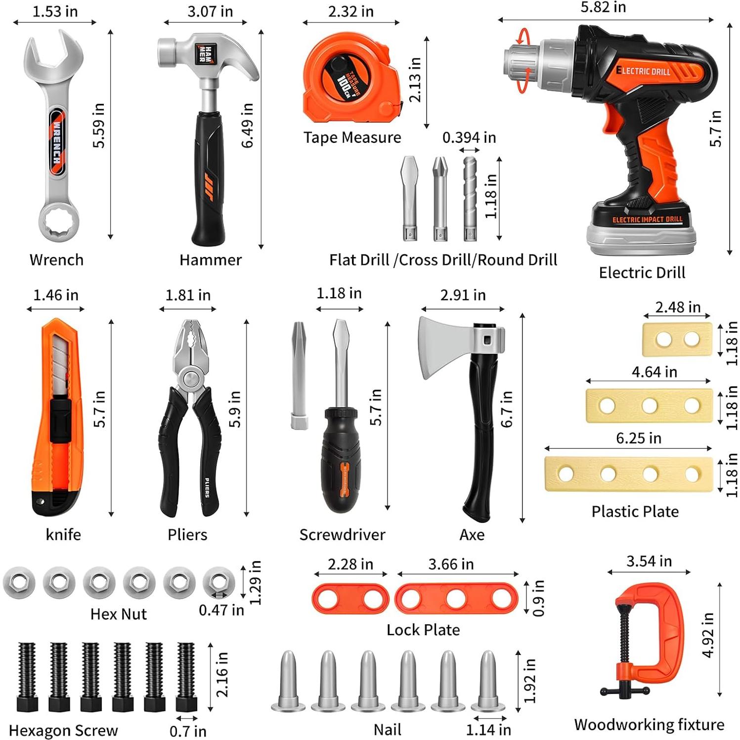 Juego de Herramientas para Niños Wuyuexingkong 38 PCS