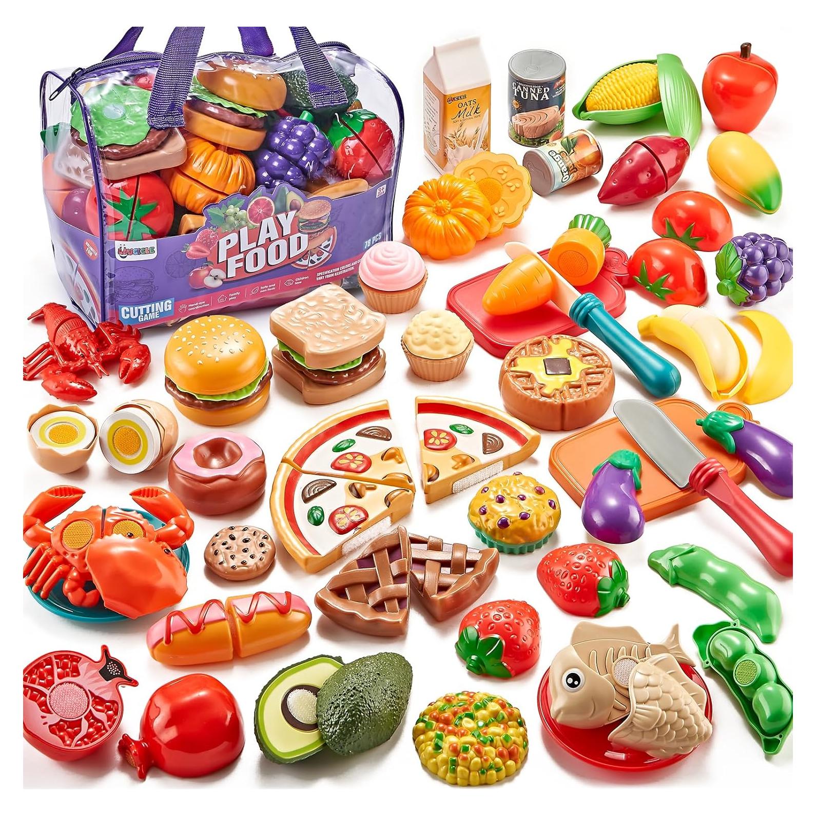 Juego de Comida de Imaginación 78Pc LAUGIGLE para Niños