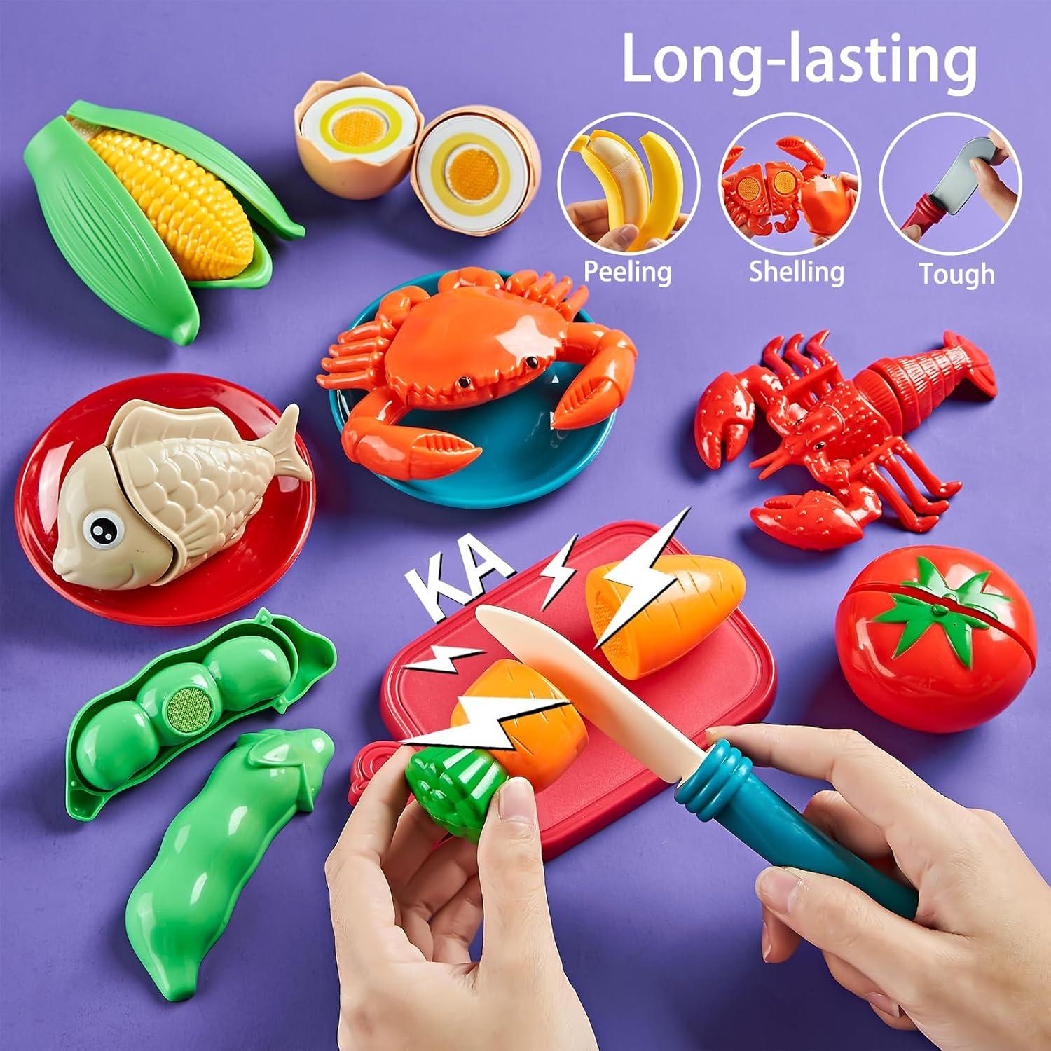 Juego de Comida de Imaginación 78Pc LAUGIGLE para Niños