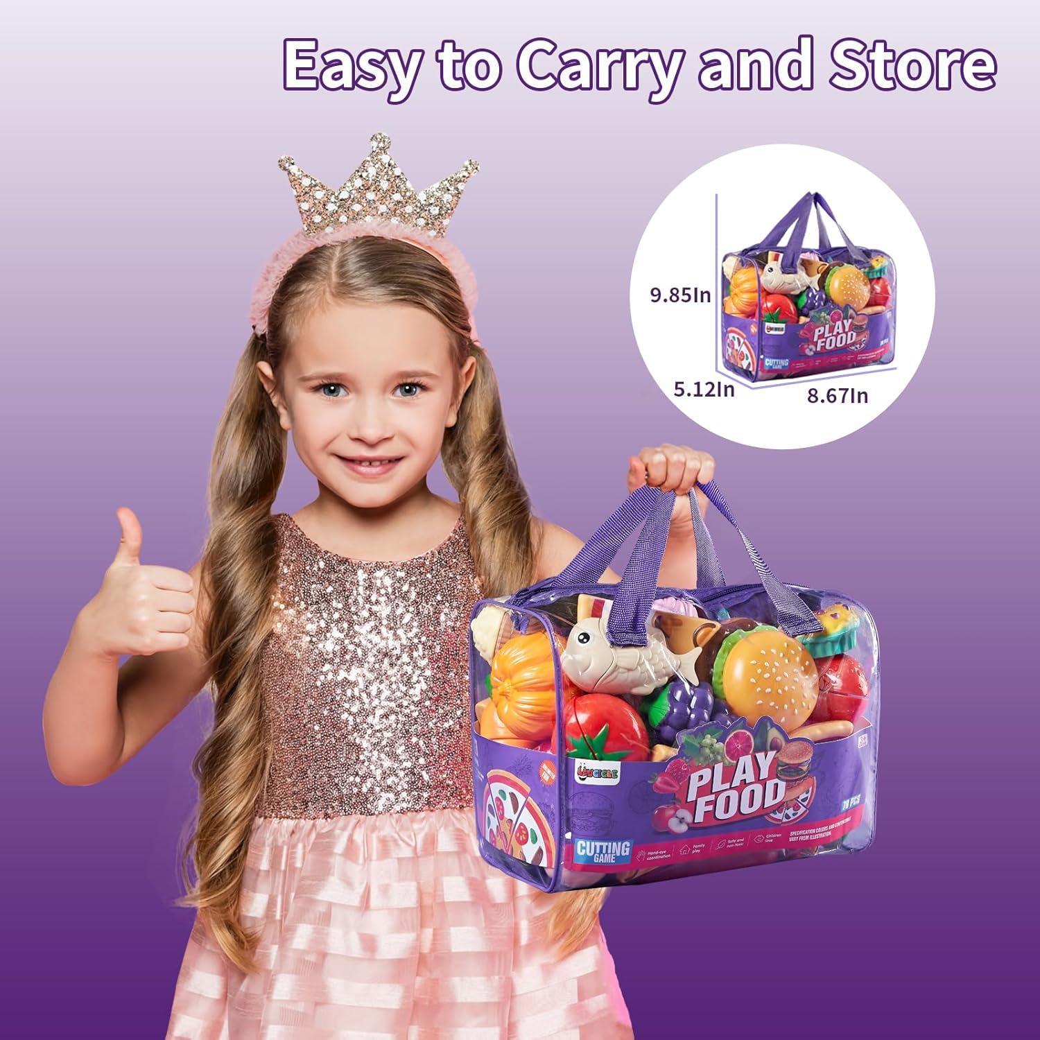 Juego de Comida de Imaginación 78Pc LAUGIGLE para Niños