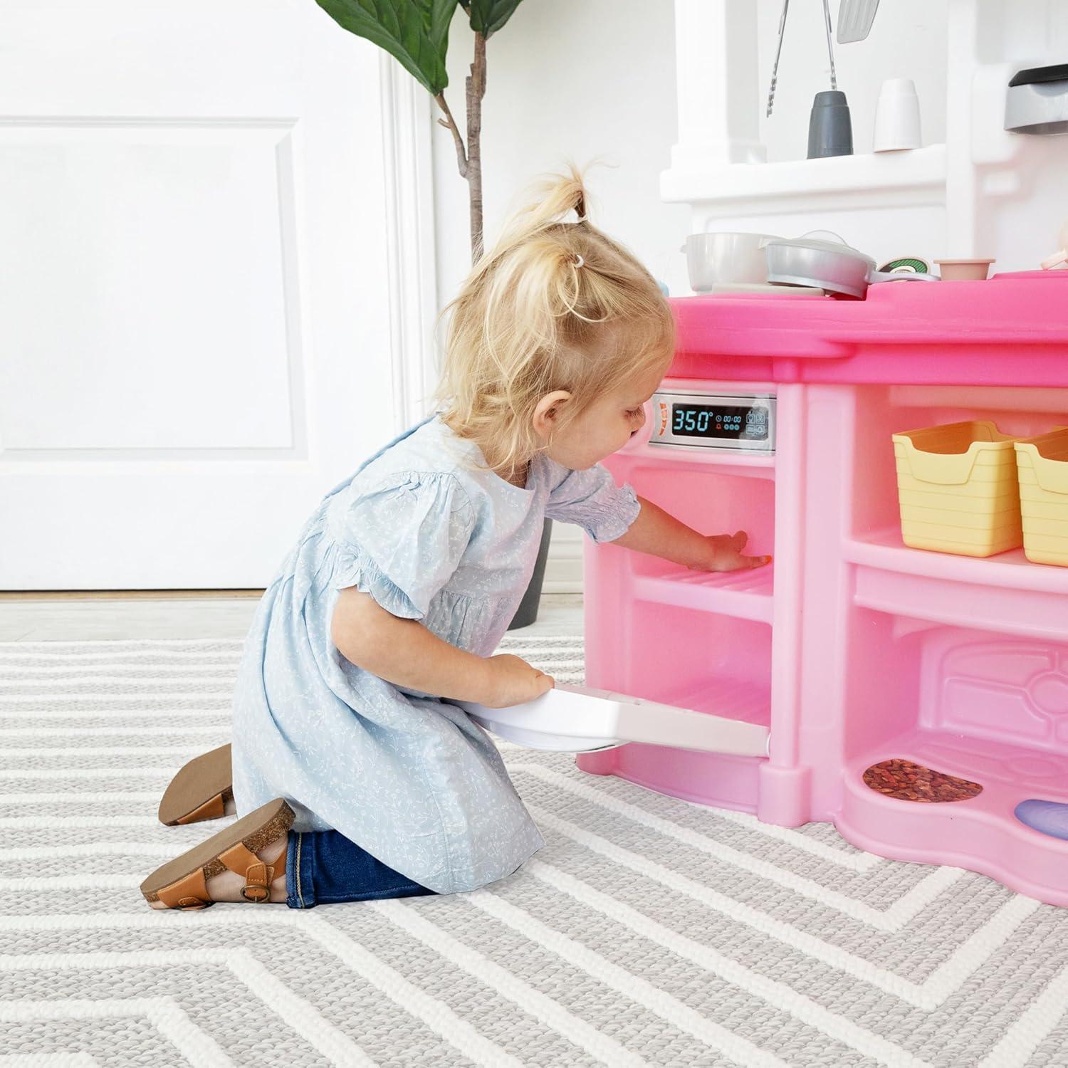 Juego de Cocina Interactivo Step2 Rosa con 25 Accesorios