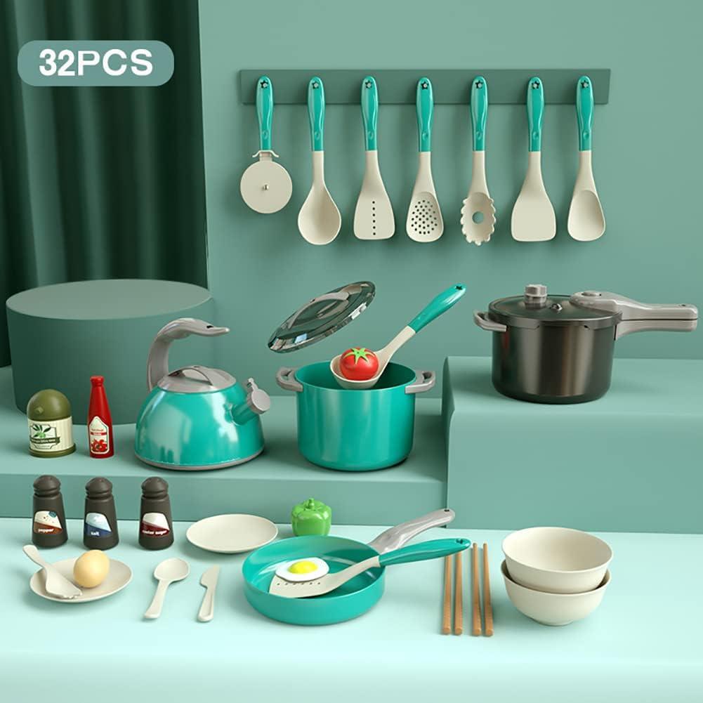 Set de Juguetes de Cocina 32 Piezas Bruvoalon Verde