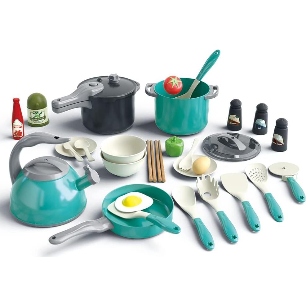 Set de Juguetes de Cocina 32 Piezas Bruvoalon Verde