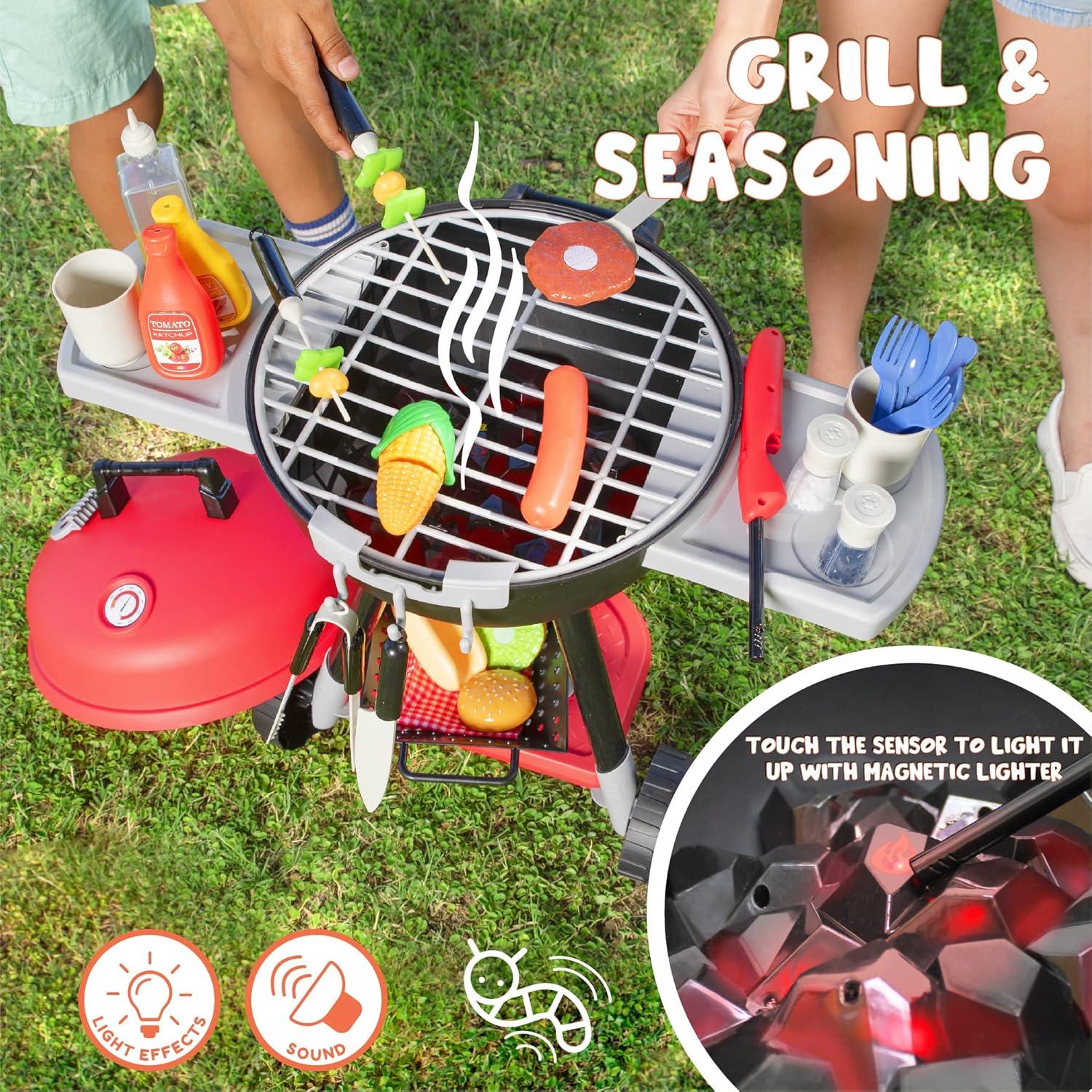 Juego de Cocina Parrilla BBQ Joyin 34 Piezas para Niños