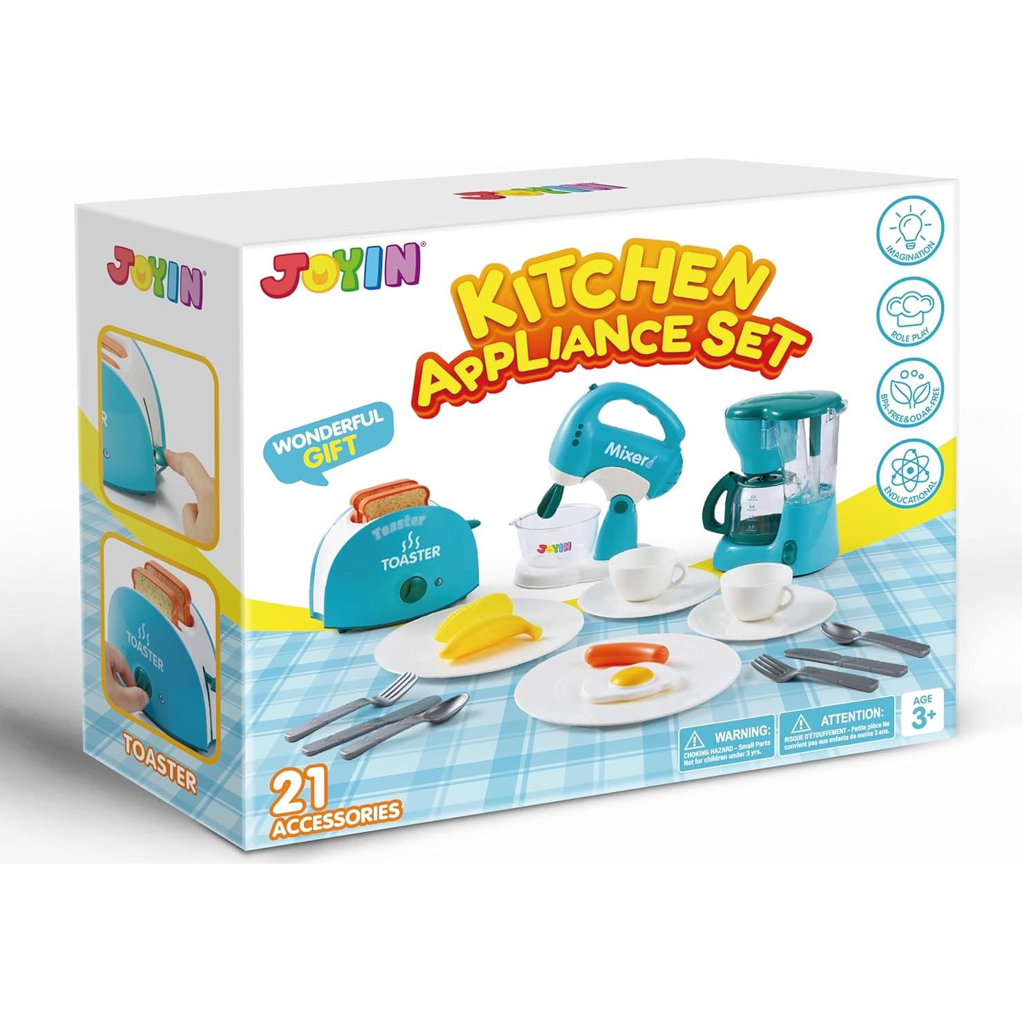 Juguetes de Cocina Joyin para Niñas - Set Azul 23.5x10.5cm